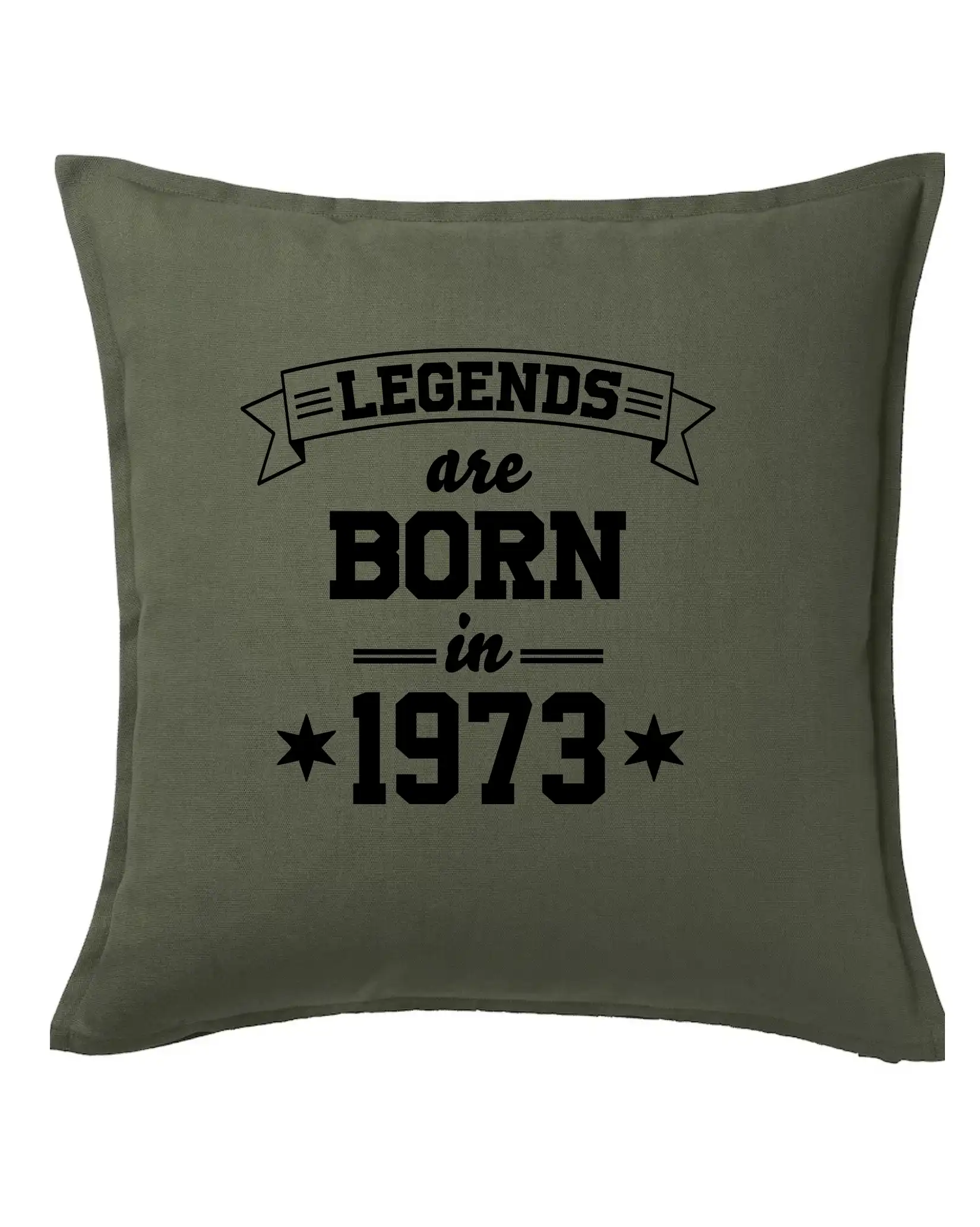 Tričká k narodeninám - Legends are born in 1973 - Vankúš 50x50