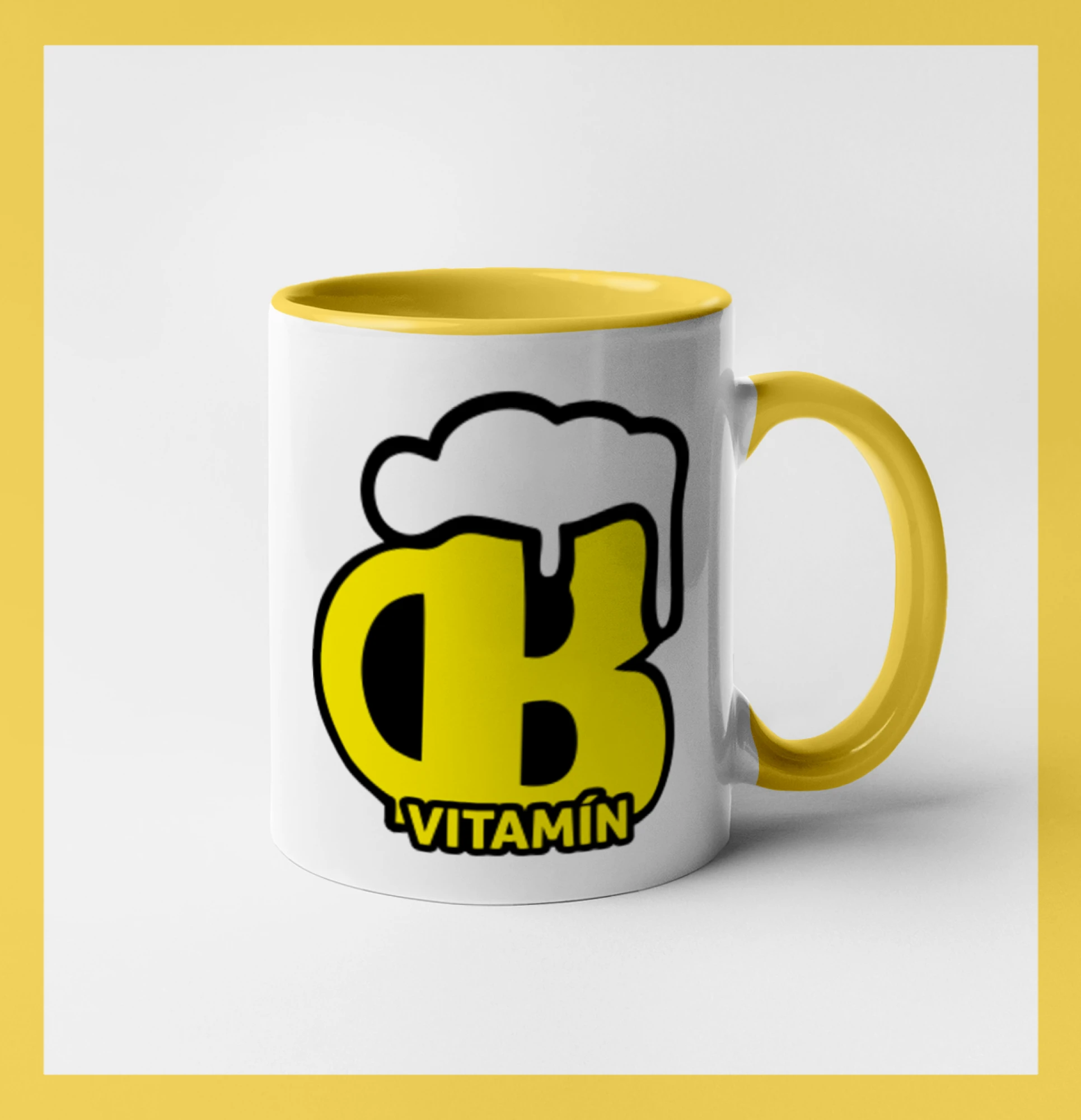 Vtipná tričká pre pivárov - Pivo vitamín B - Hrnček 