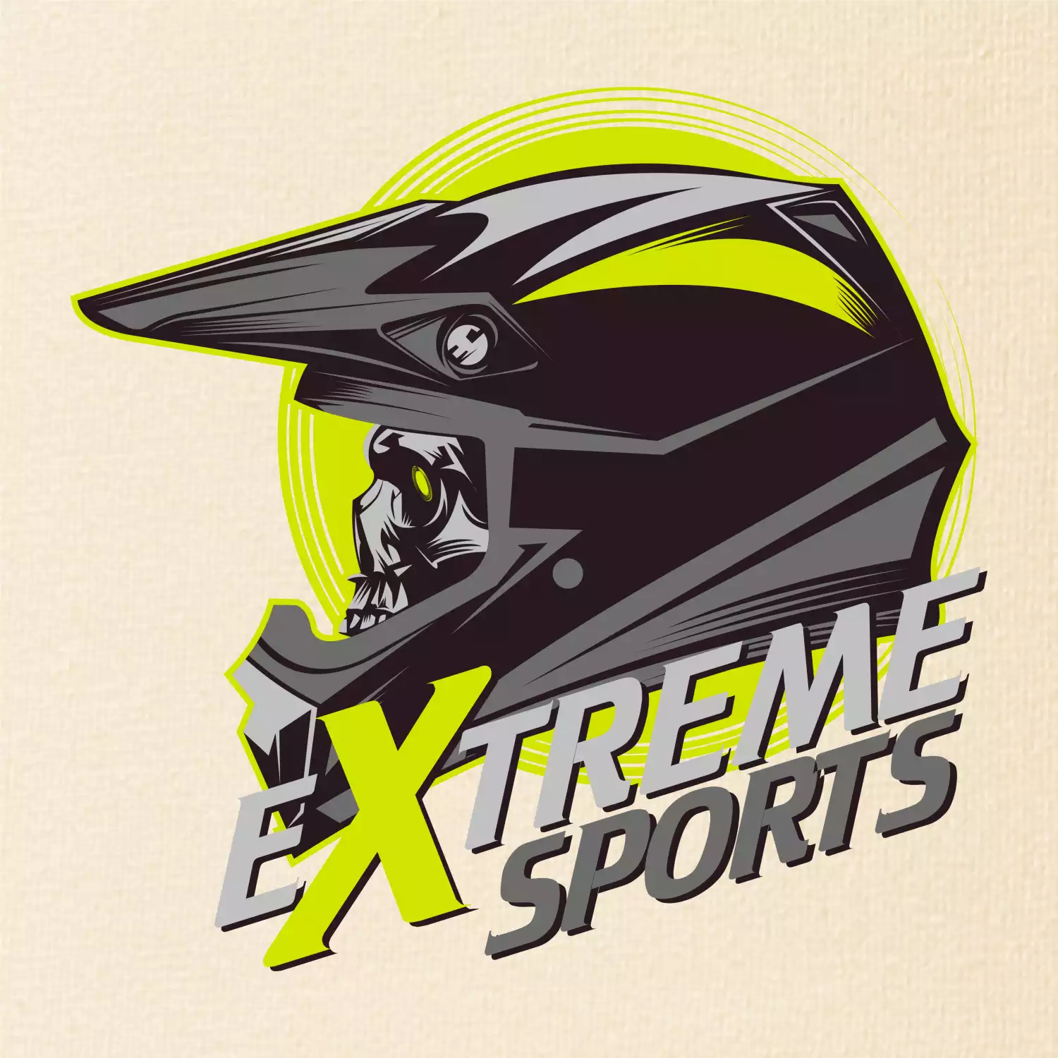 Motocross extreme sports helma