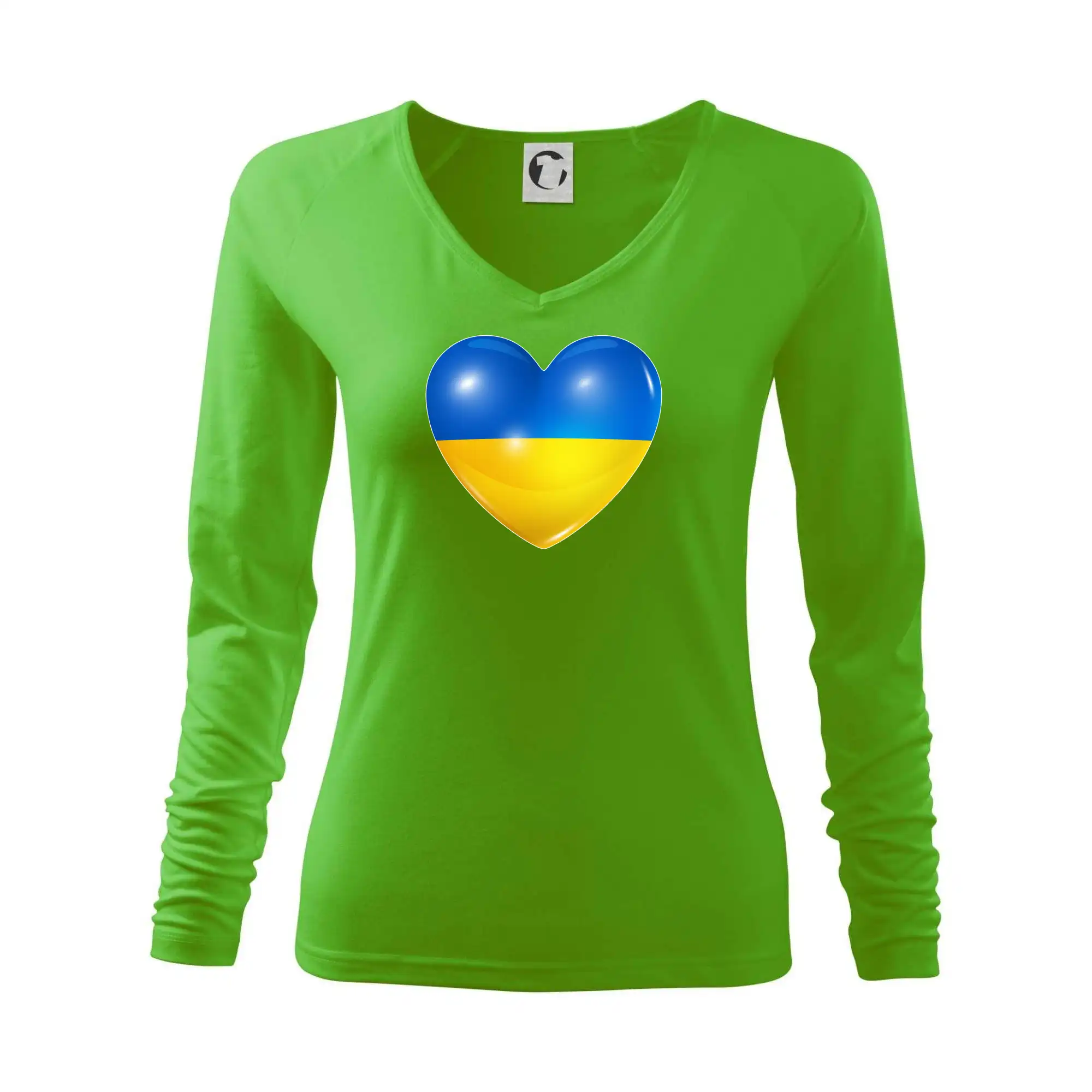 Ukrajina srdce vlajka