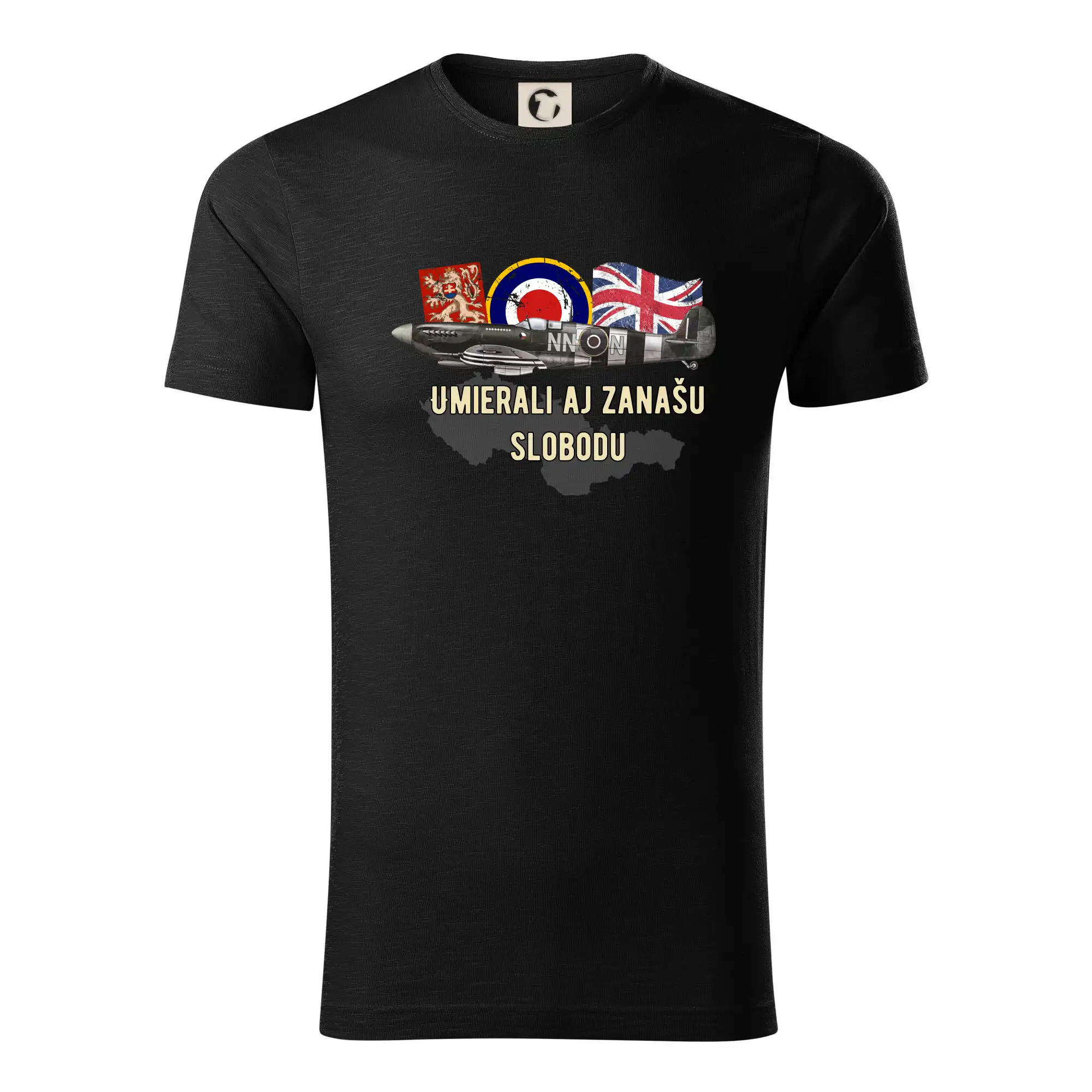 Československé perute - Umierali aj zanašu slobodu - Tričko z organickej bavlny