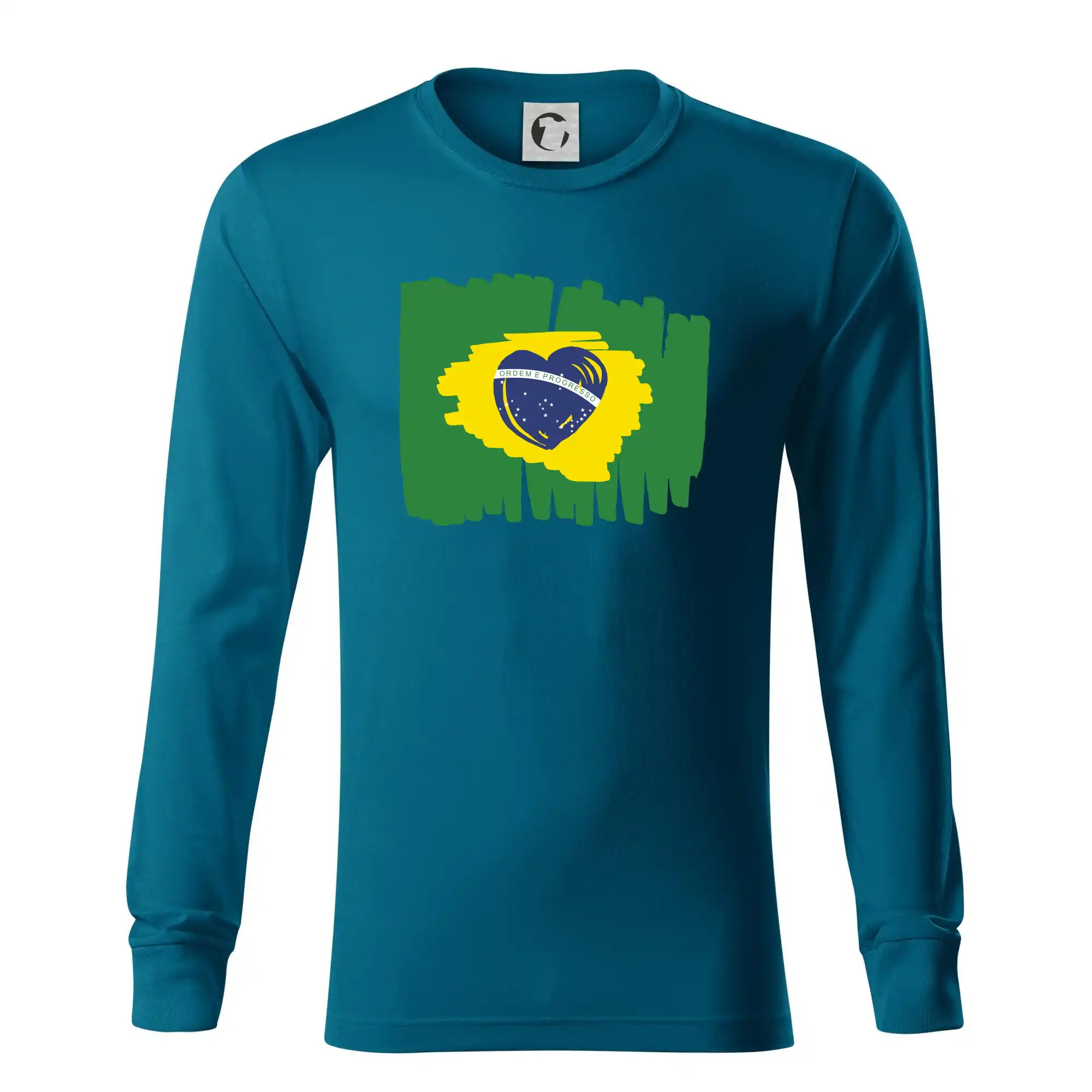 Brazílie vlajka srdce