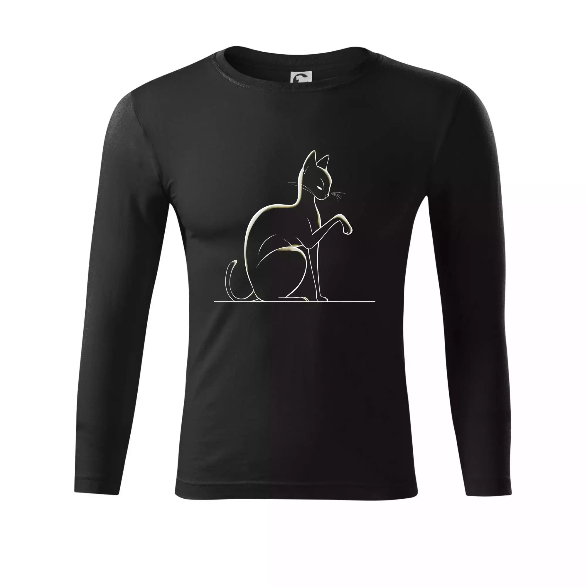 Kočka nasvícená