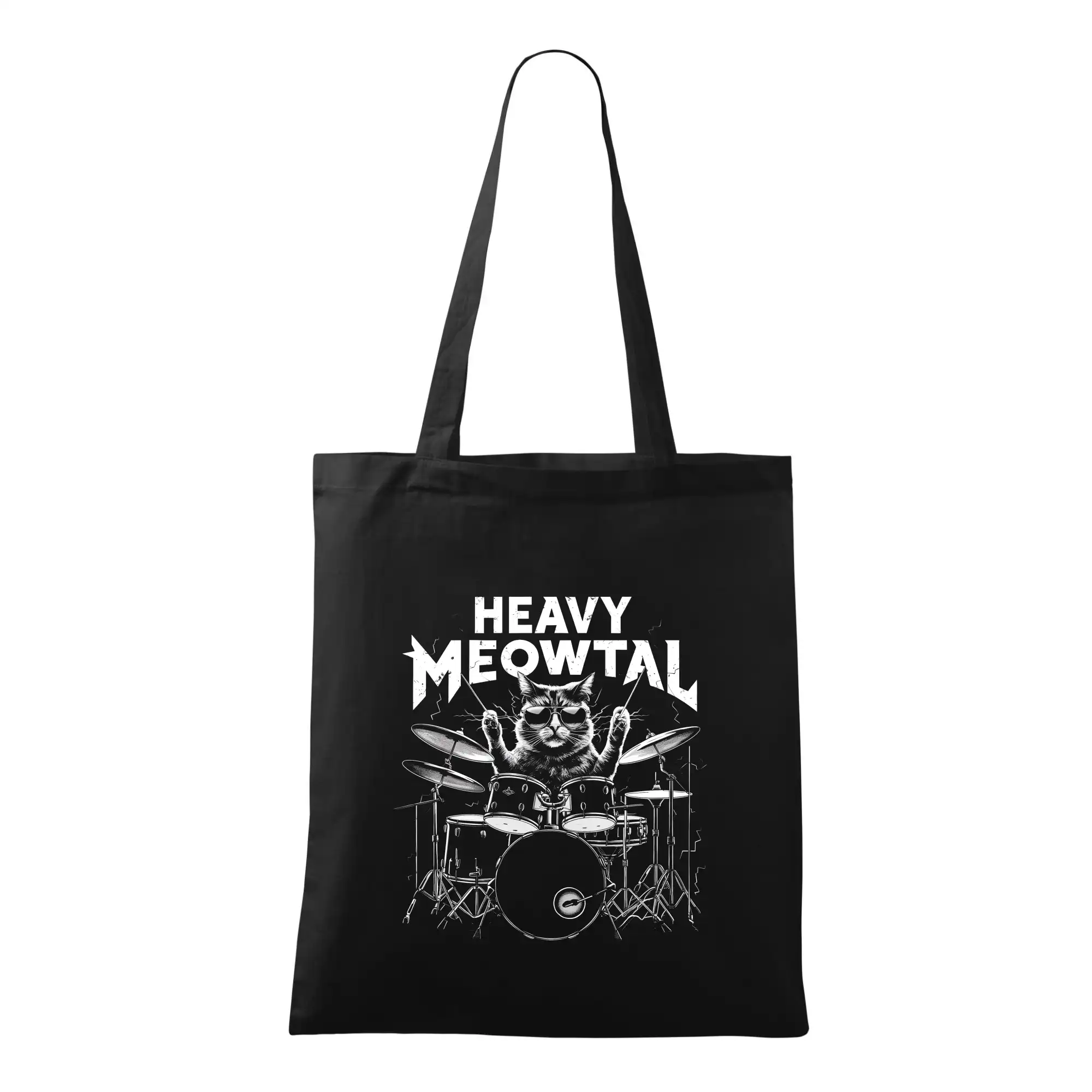 HEAVY MEOWTAL - Taška bavlnená