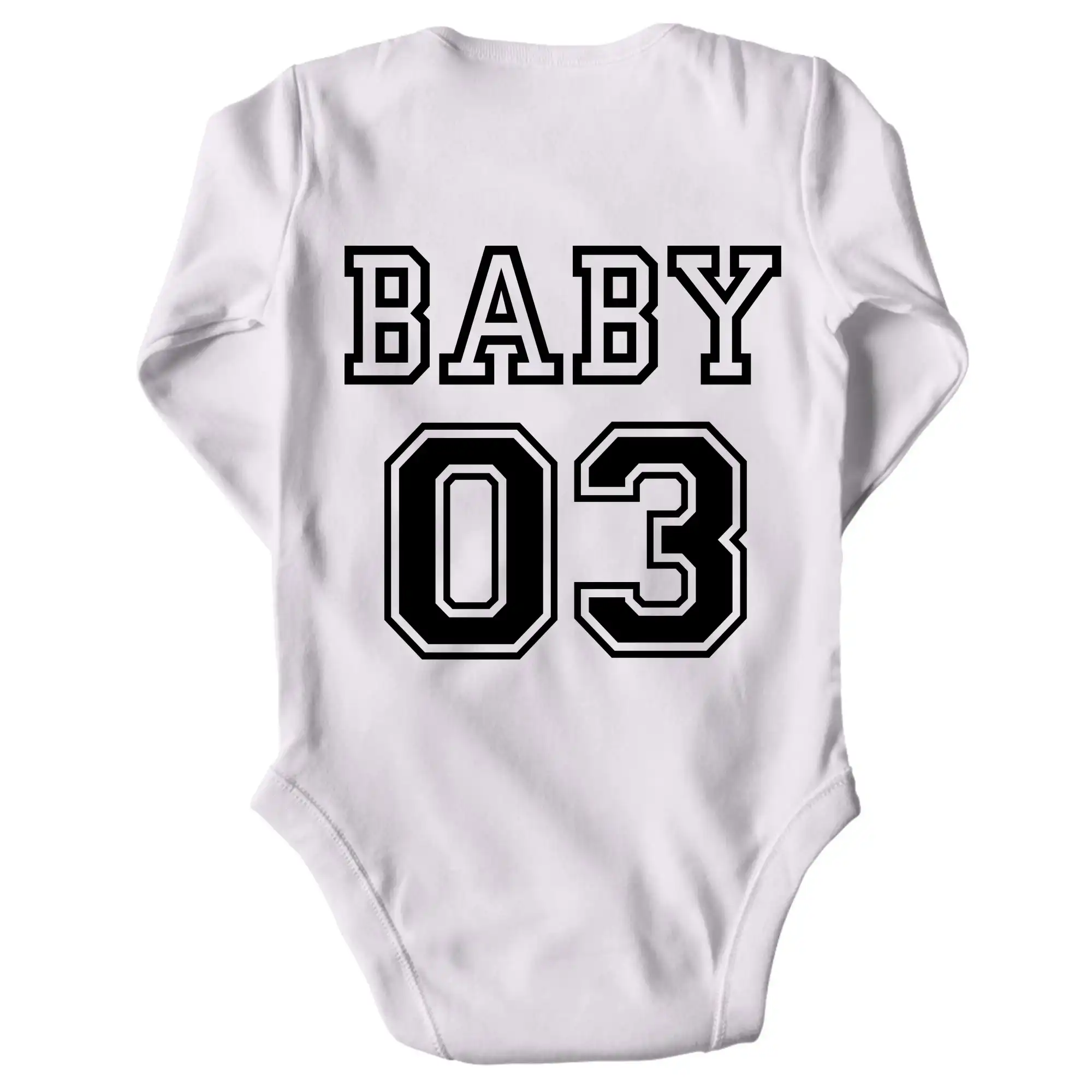 Tričká a mikiny pre mamičky - Family Team - BABY - Body zavinovacie s dlhým rukávom