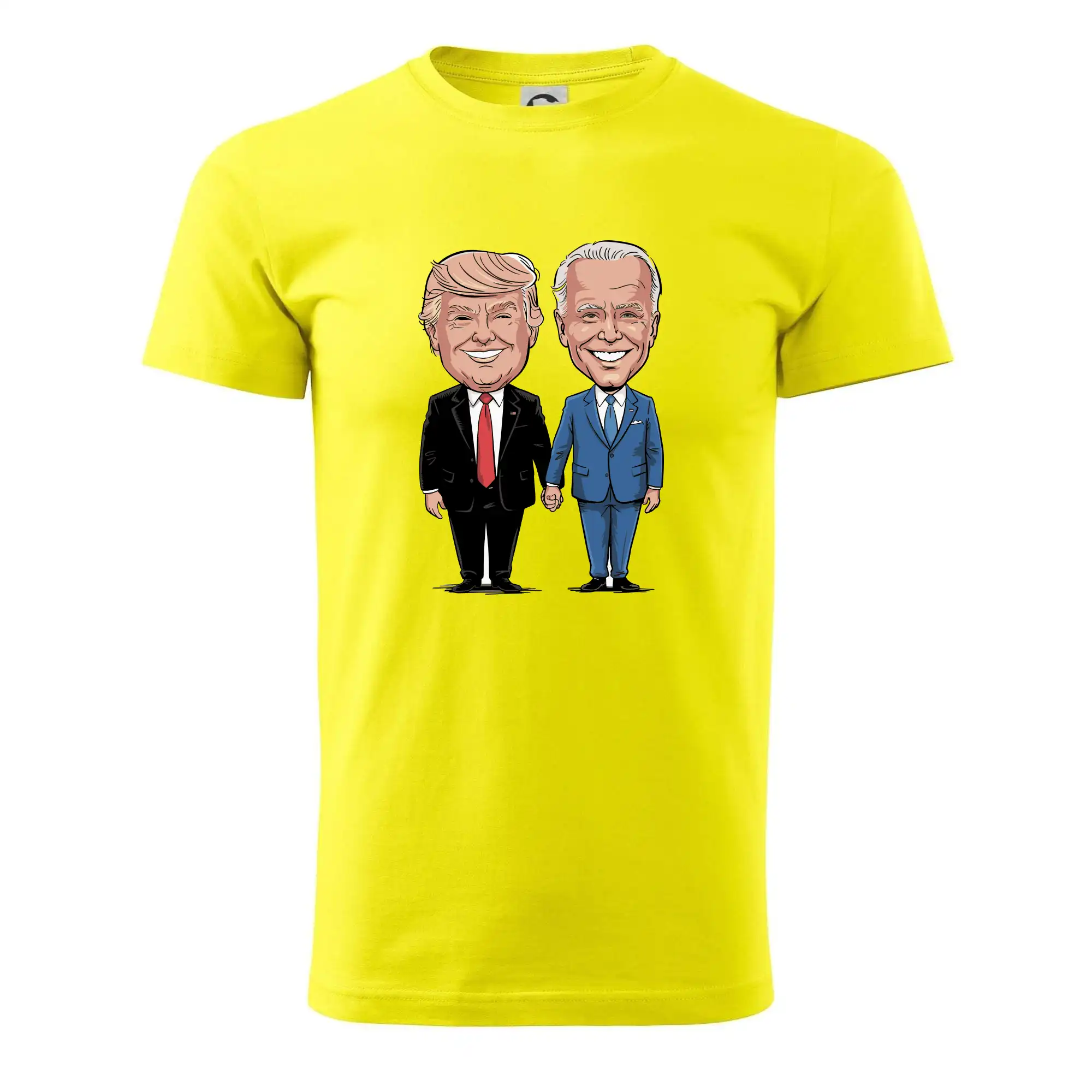 Politické tričká - Trump a Biden - veľký kamaráti - Pánske tričko nižšej gramáže