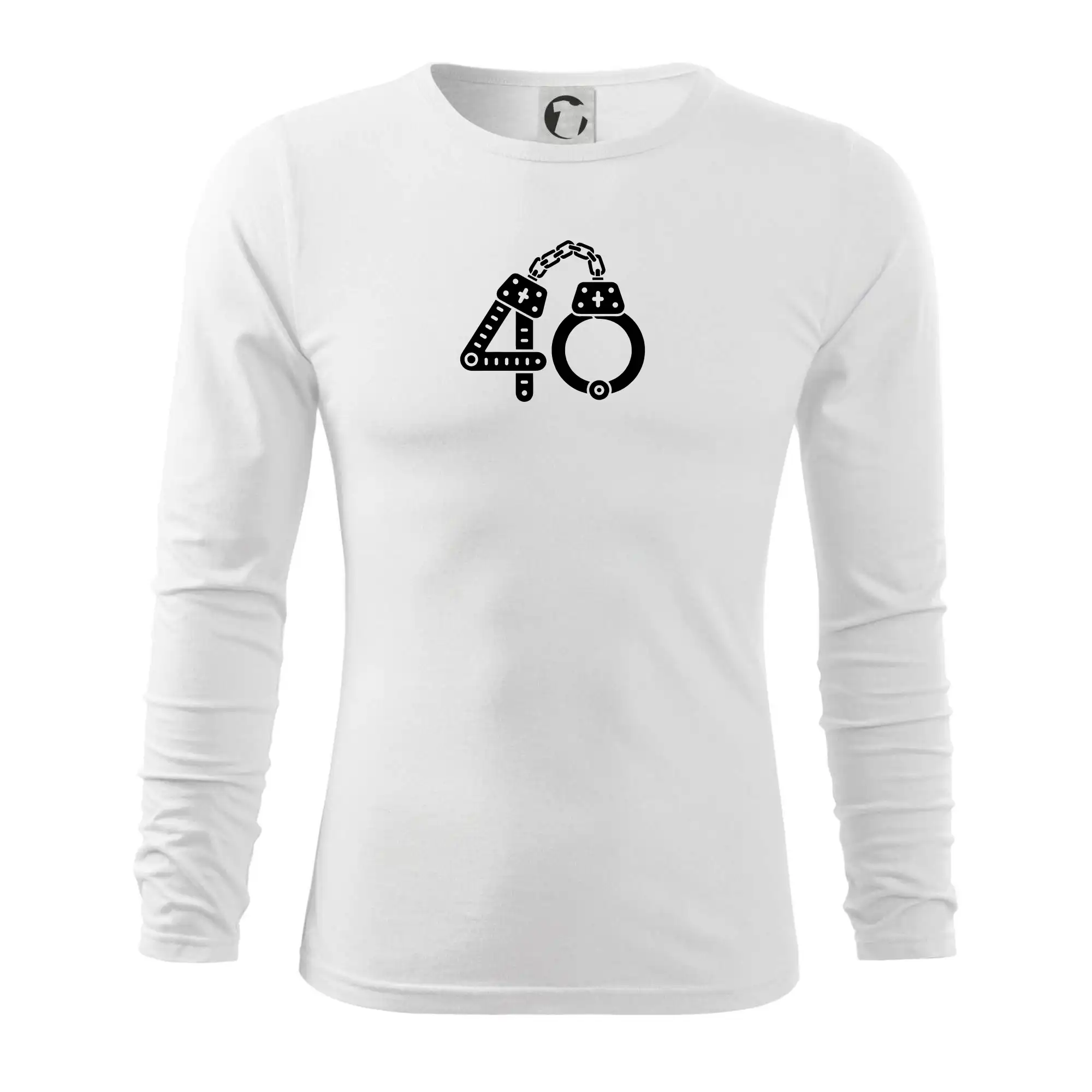 Narozeninové tričko pro policajta - pouta 40