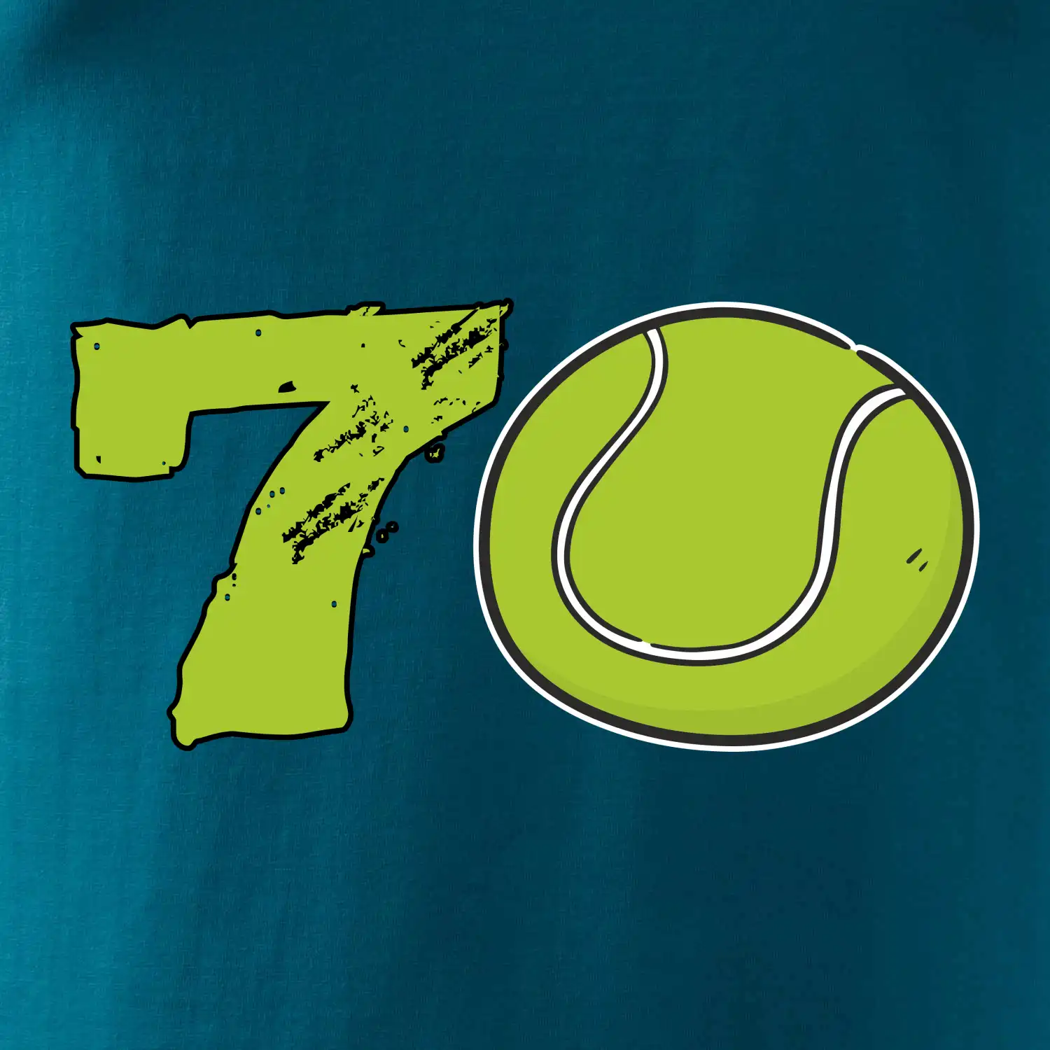 Tenis kulaté narozeniny 70