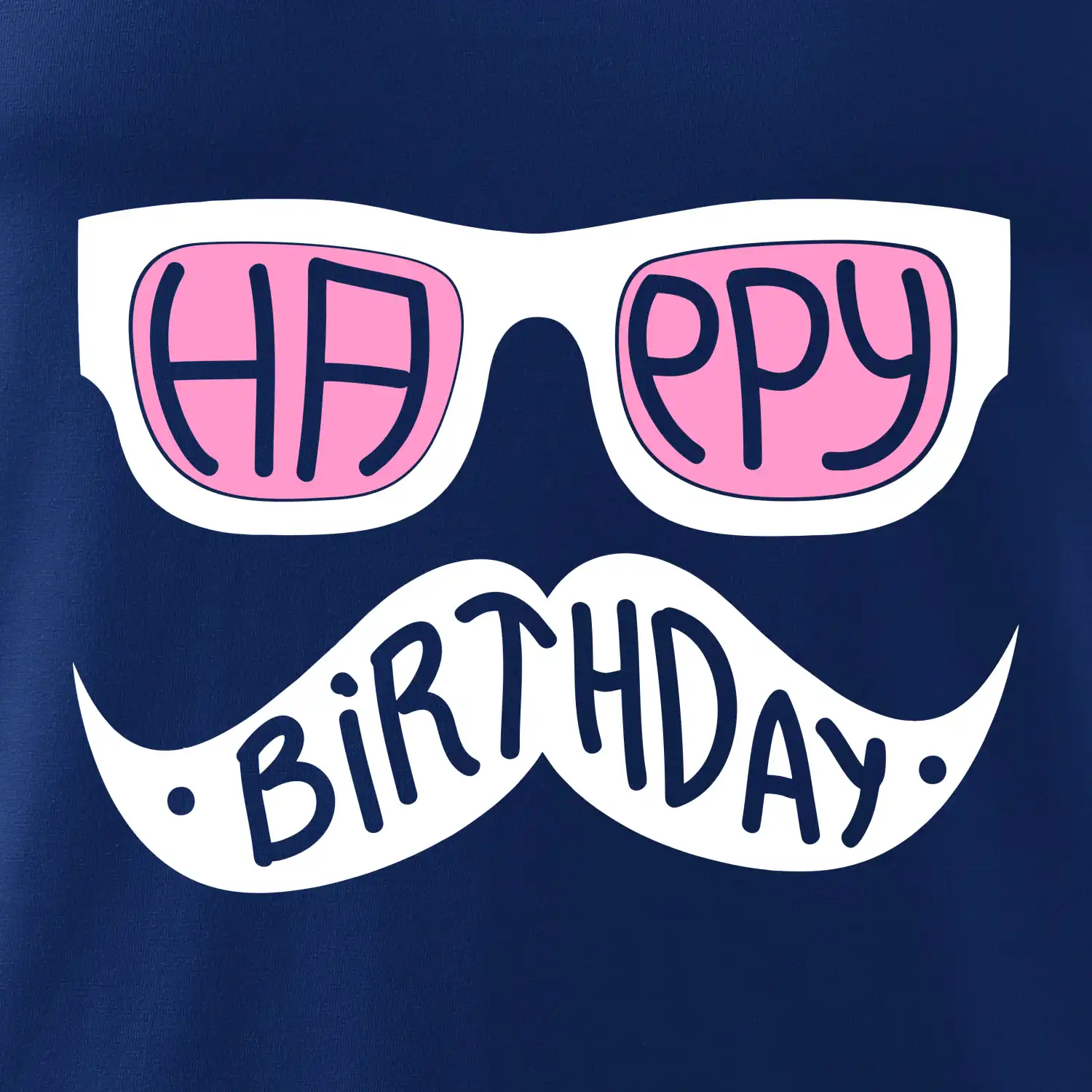 Mustache narozeniny - brýle