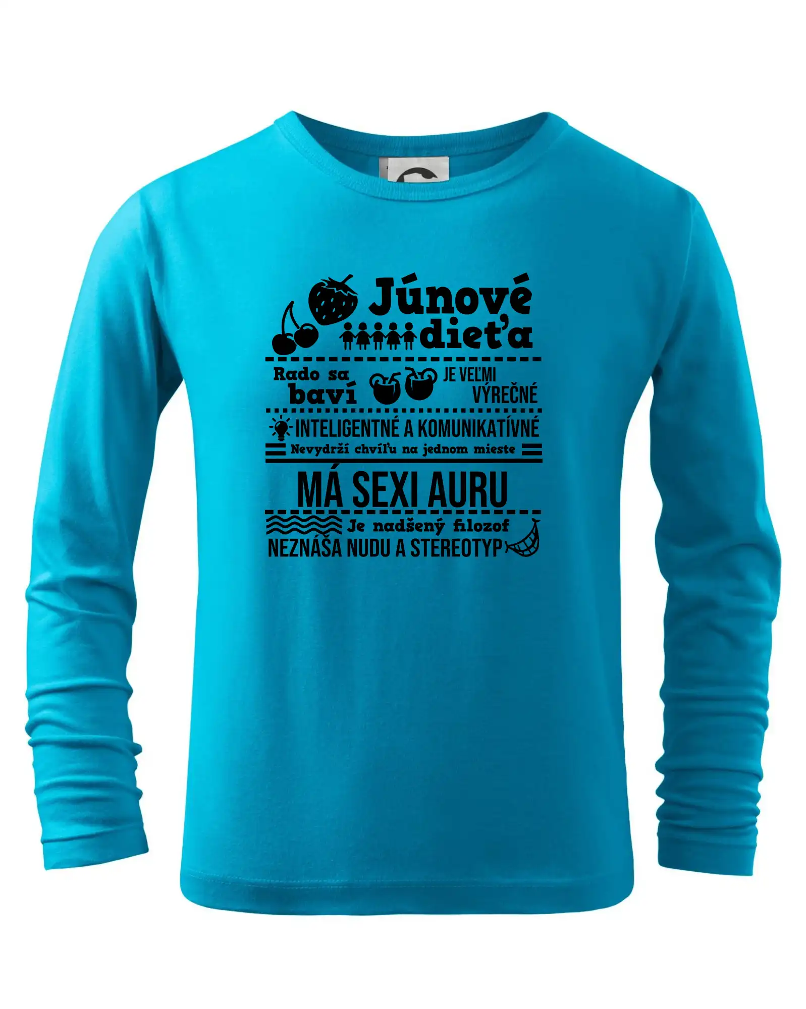 Tričká pre narodených v júni - Narodeniny Jún - Tričko detské Long Sleeve