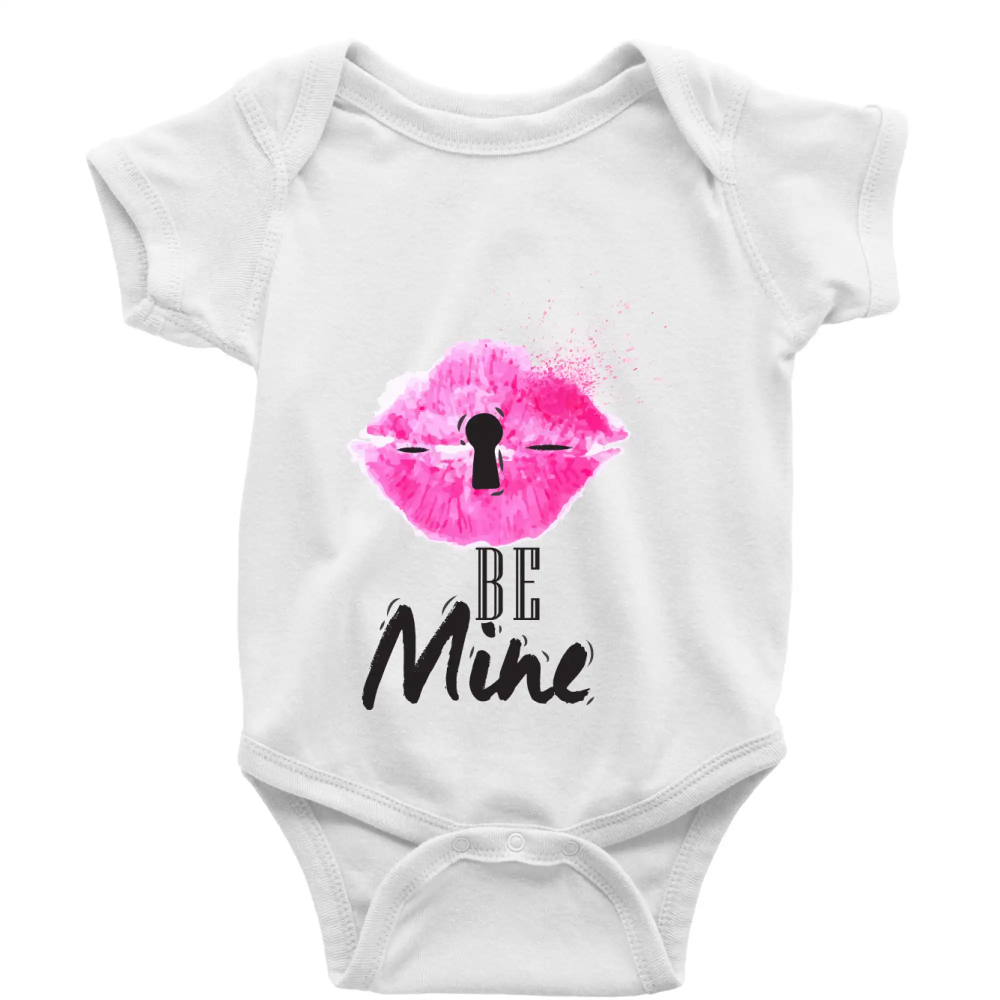 Tričká pre zamilovaných - Kiss be mine - Body dojčenské s krátkym rukávom
