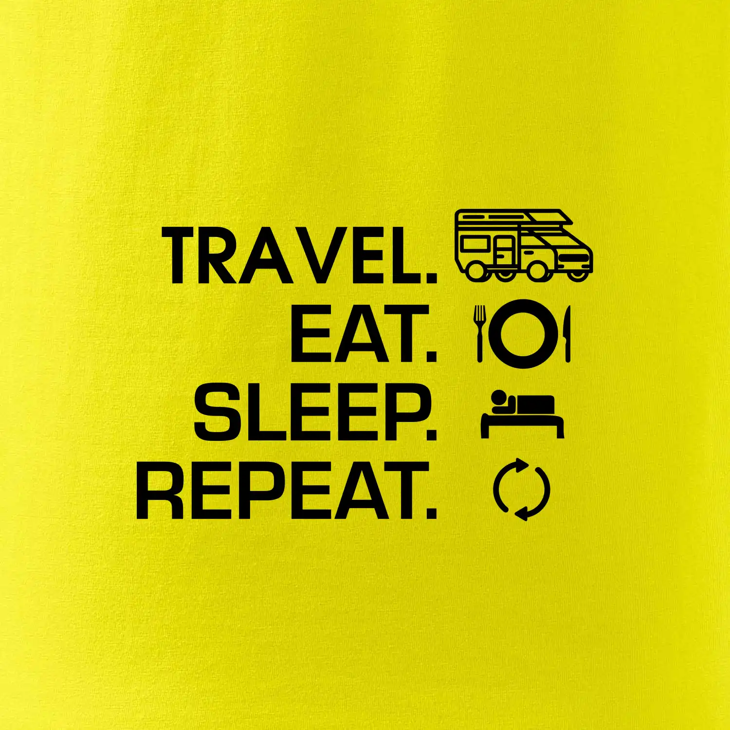 Eat sleep travel - alkovna
