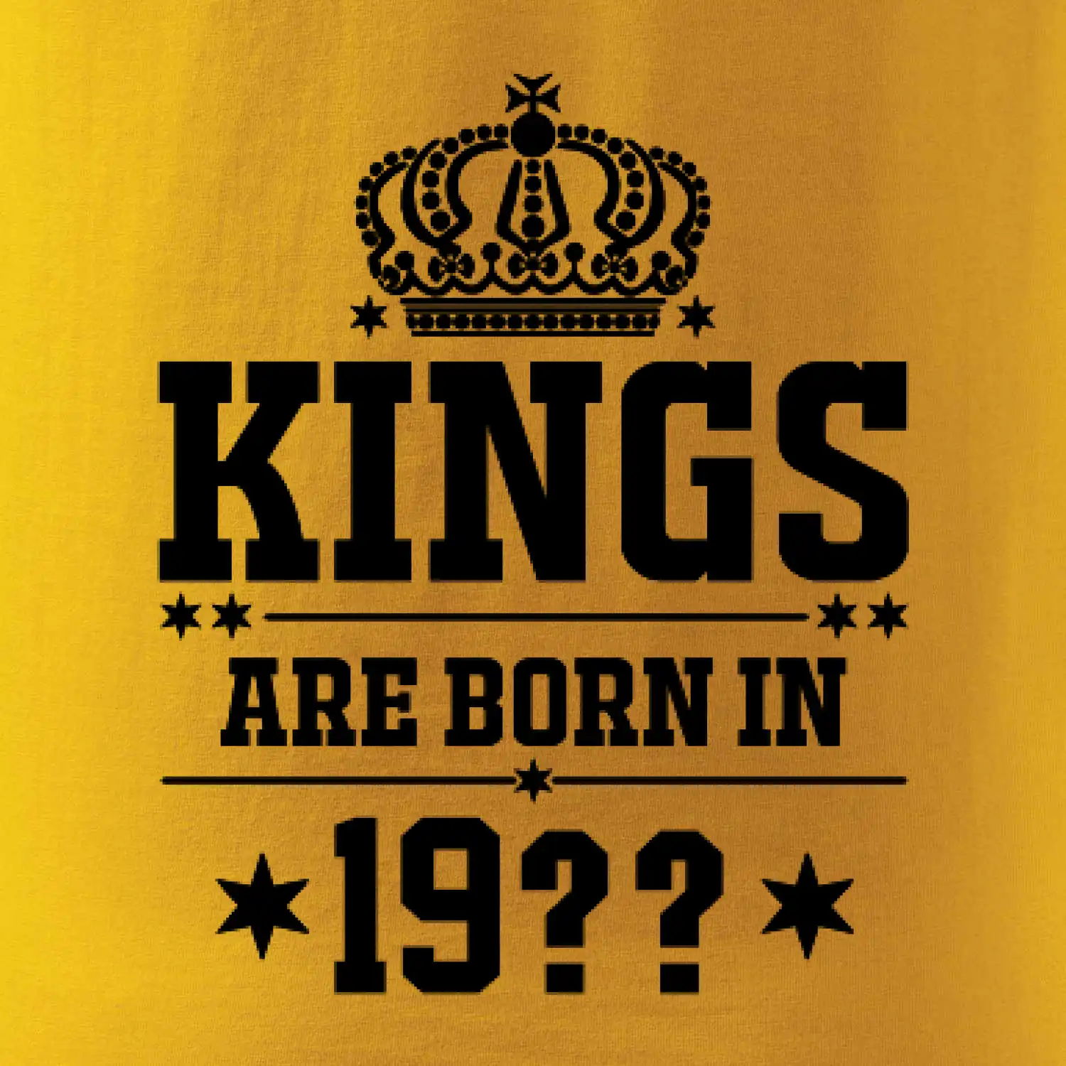 Kings are born in vlastní ročník