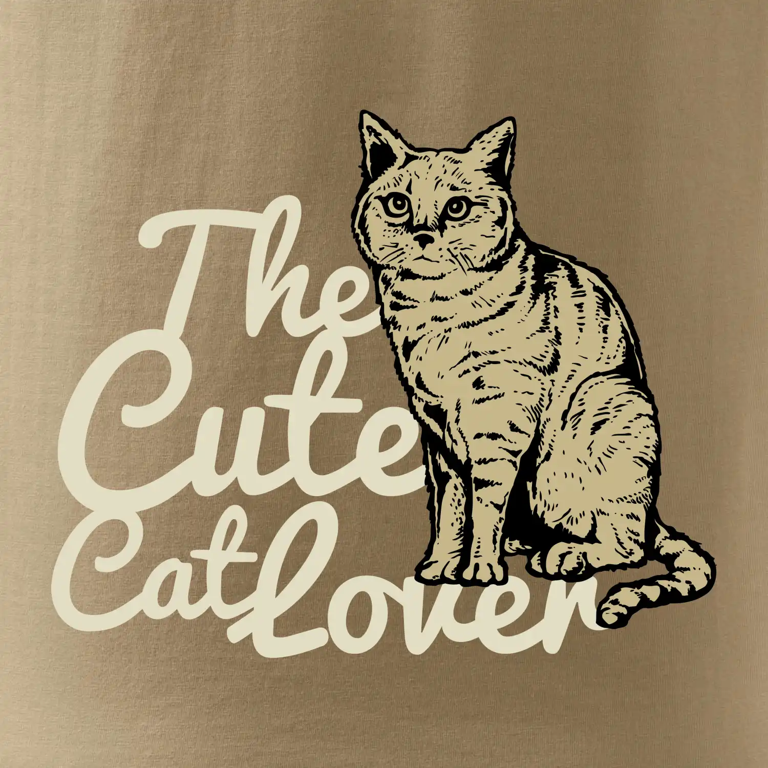 The cute cat lover