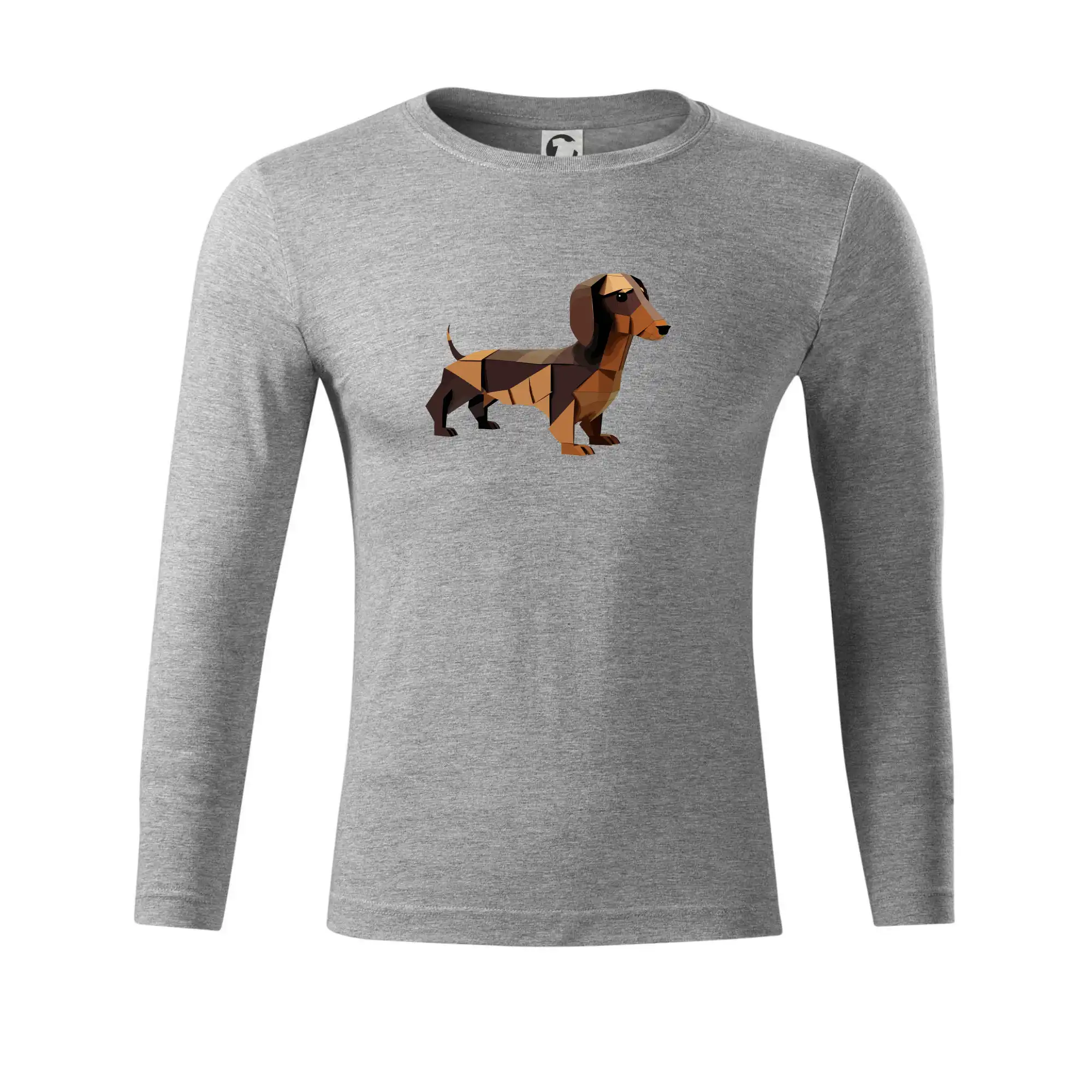 Jezevčík - slepený z papíru