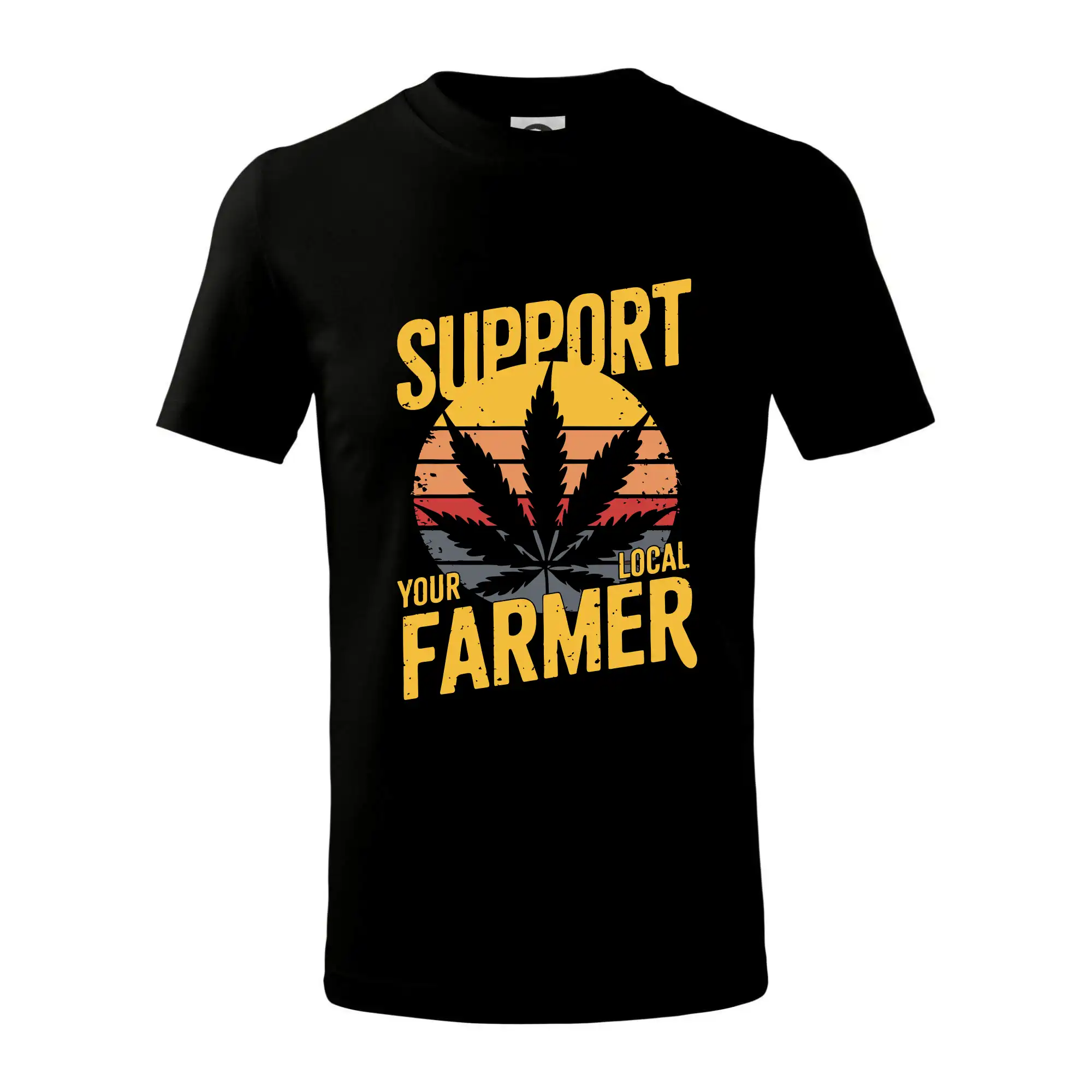 Tričká pre pohodový ľudí - Marihuana - Support local farmer - Tričko detské bavlnené