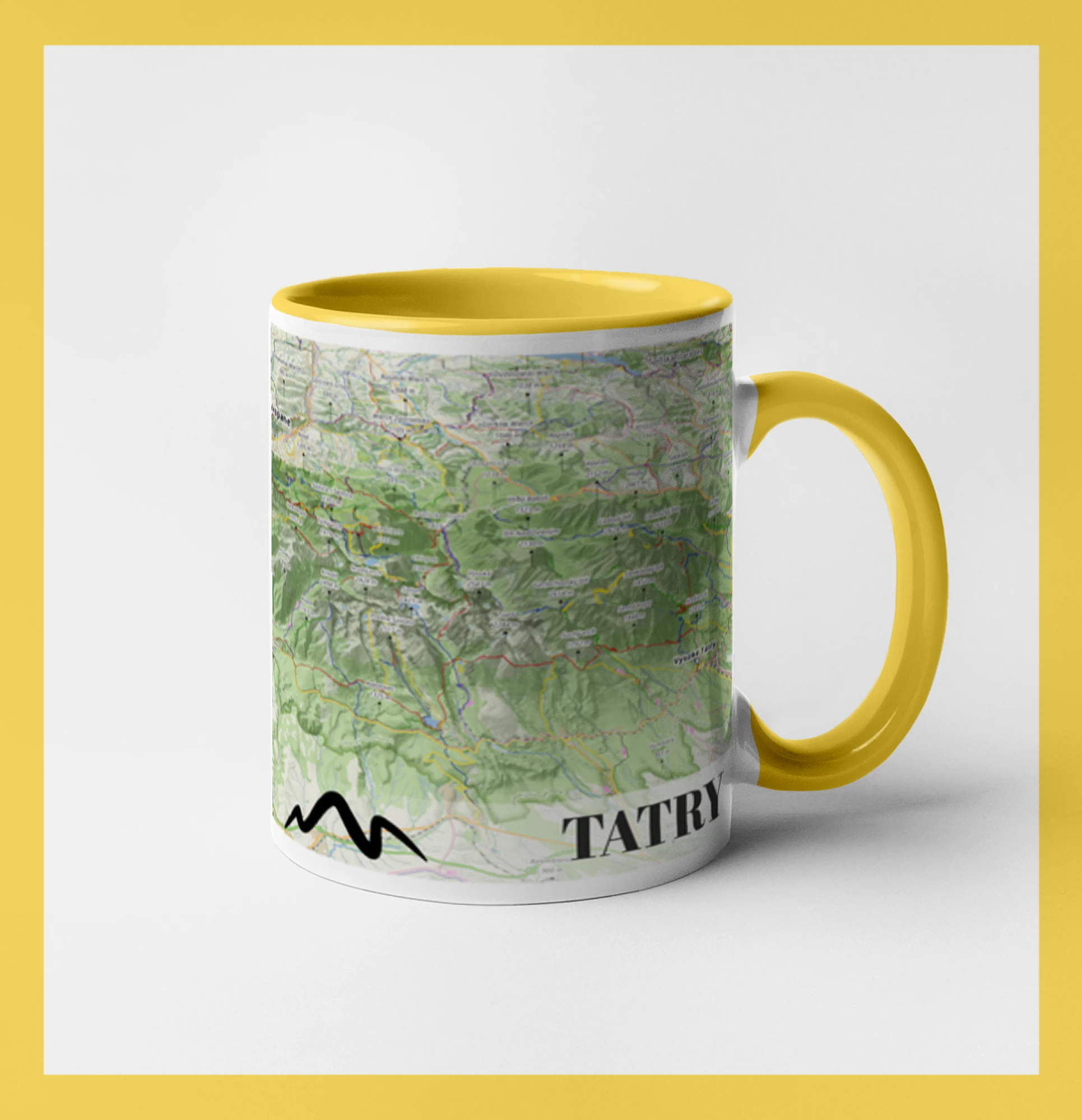 Hrnček mapa Tatry