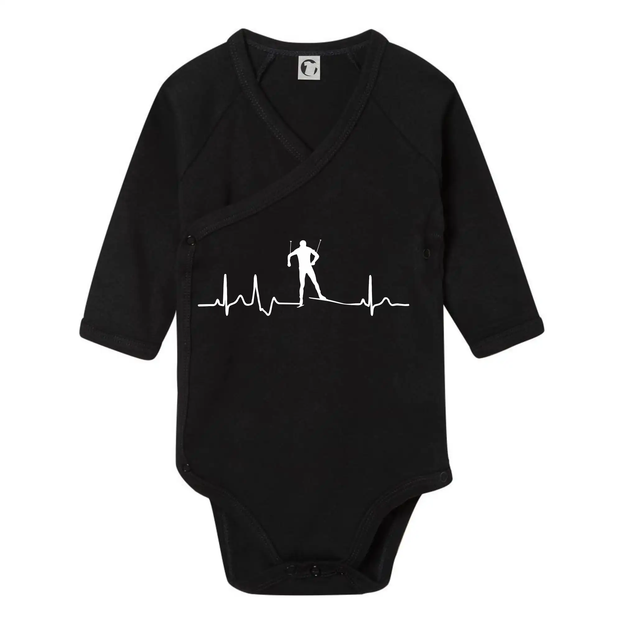 Lyže a Snowboard - EKG biatlon - Body zavinovacie s dlhým rukávom