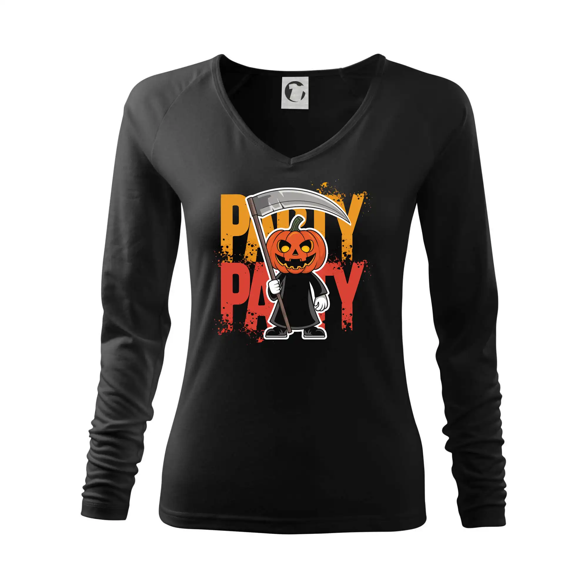 Grafické tričká - Halloween party - Tričko dámske Elegance