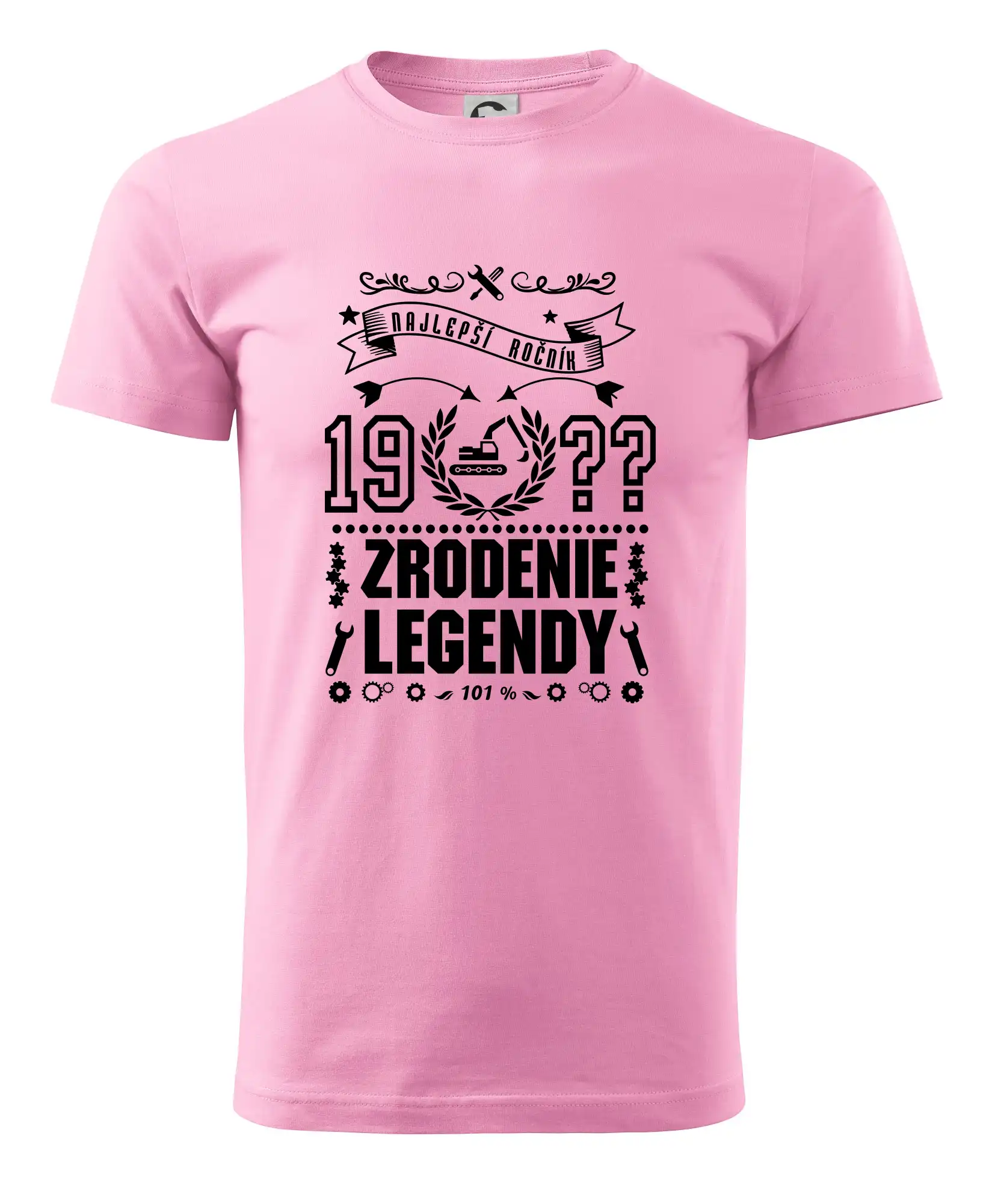 Trička Zrodenie legendy - Zrodenie legendy pre bagristu - Pánske tričko nižšej gramáže