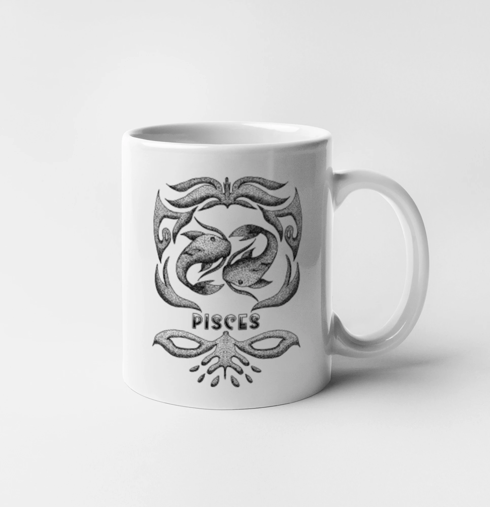 Tričká ryby - Pisces - vintage - Hrnček 