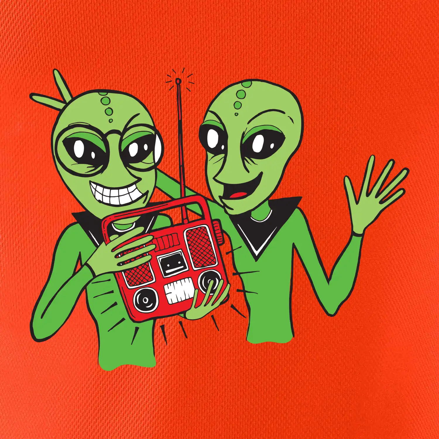 Ufo a rádio (Pecka design)