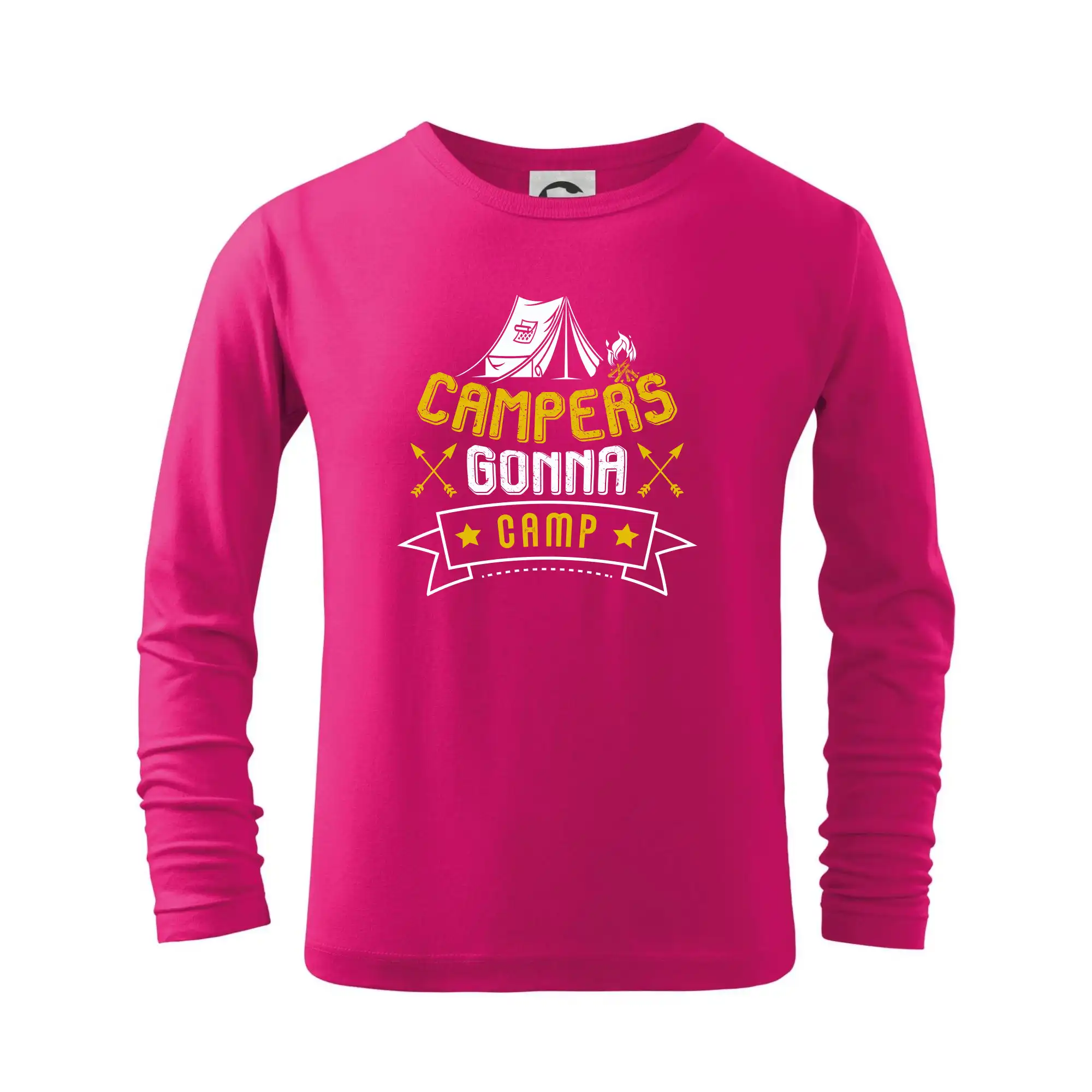 Trička na kempovanie - Campers gonna camp - Tričko detské Long Sleeve