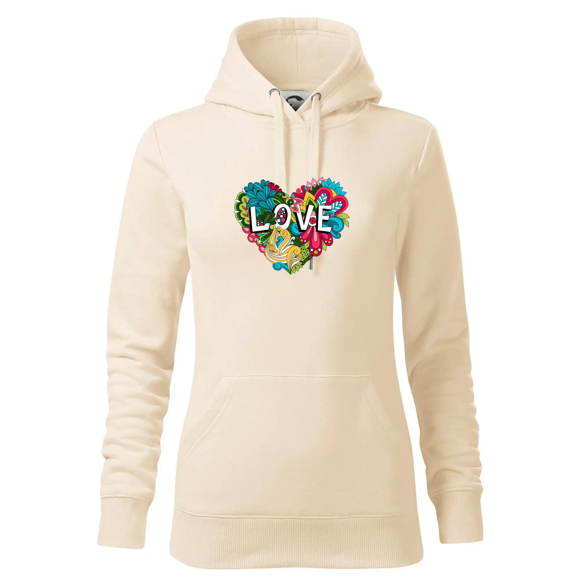 Love nápis květovaný