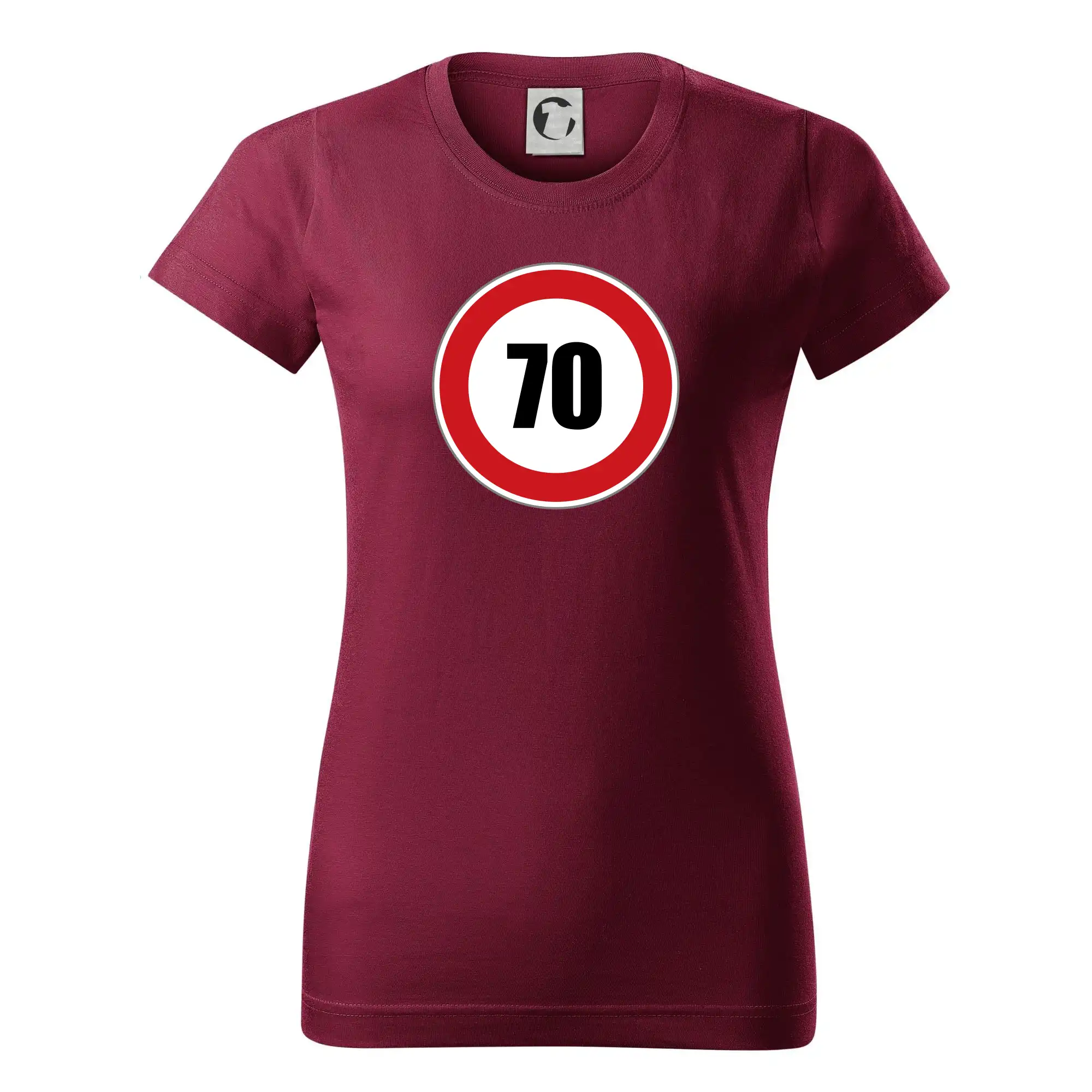 Dopravní značka - omezení rychlosti 70