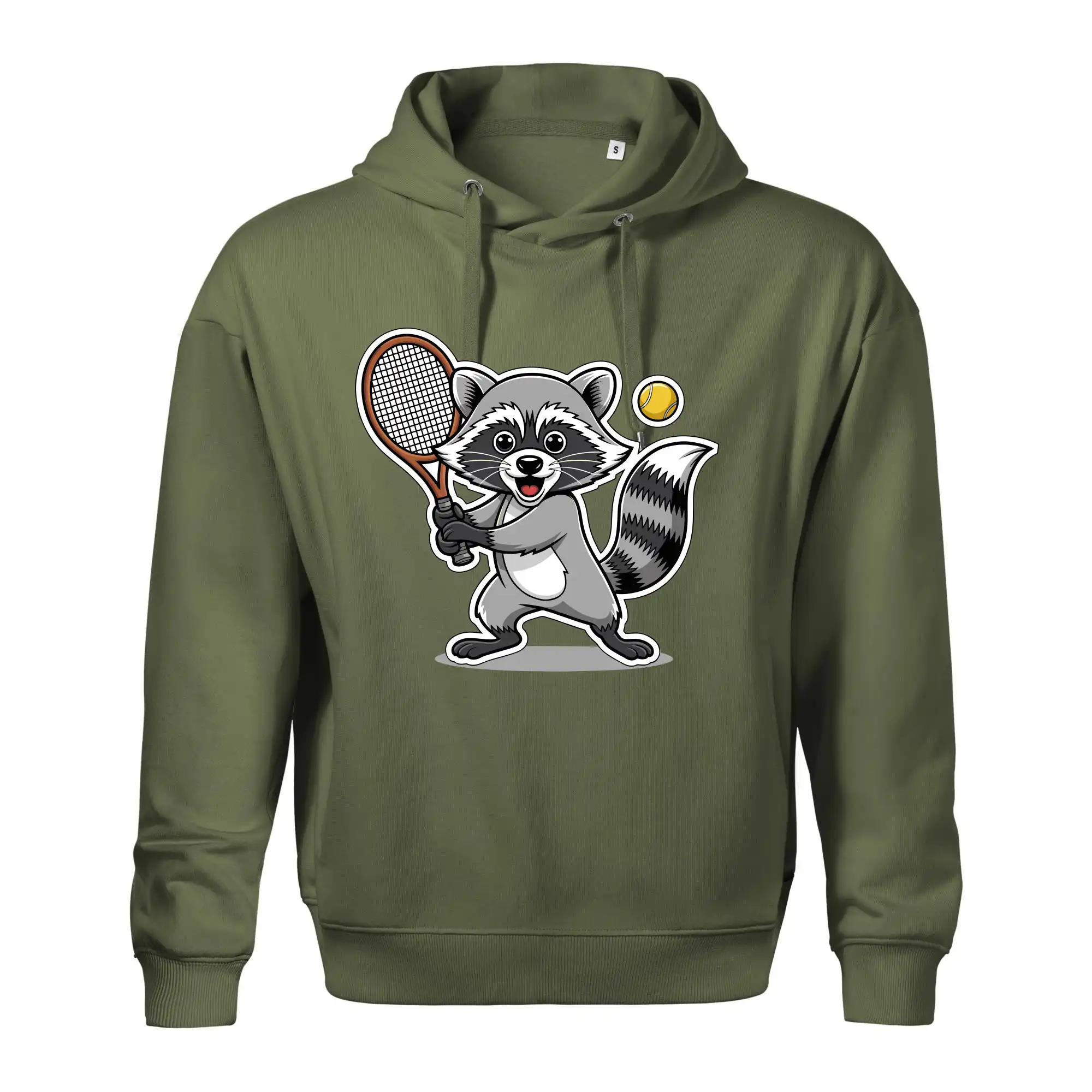 Mýval hraje tenis kreslený