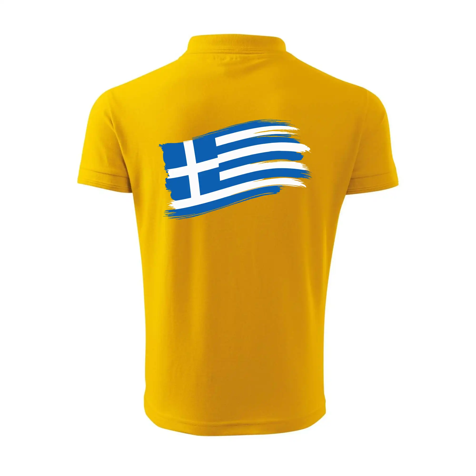 Řecko vlajka - štětkou