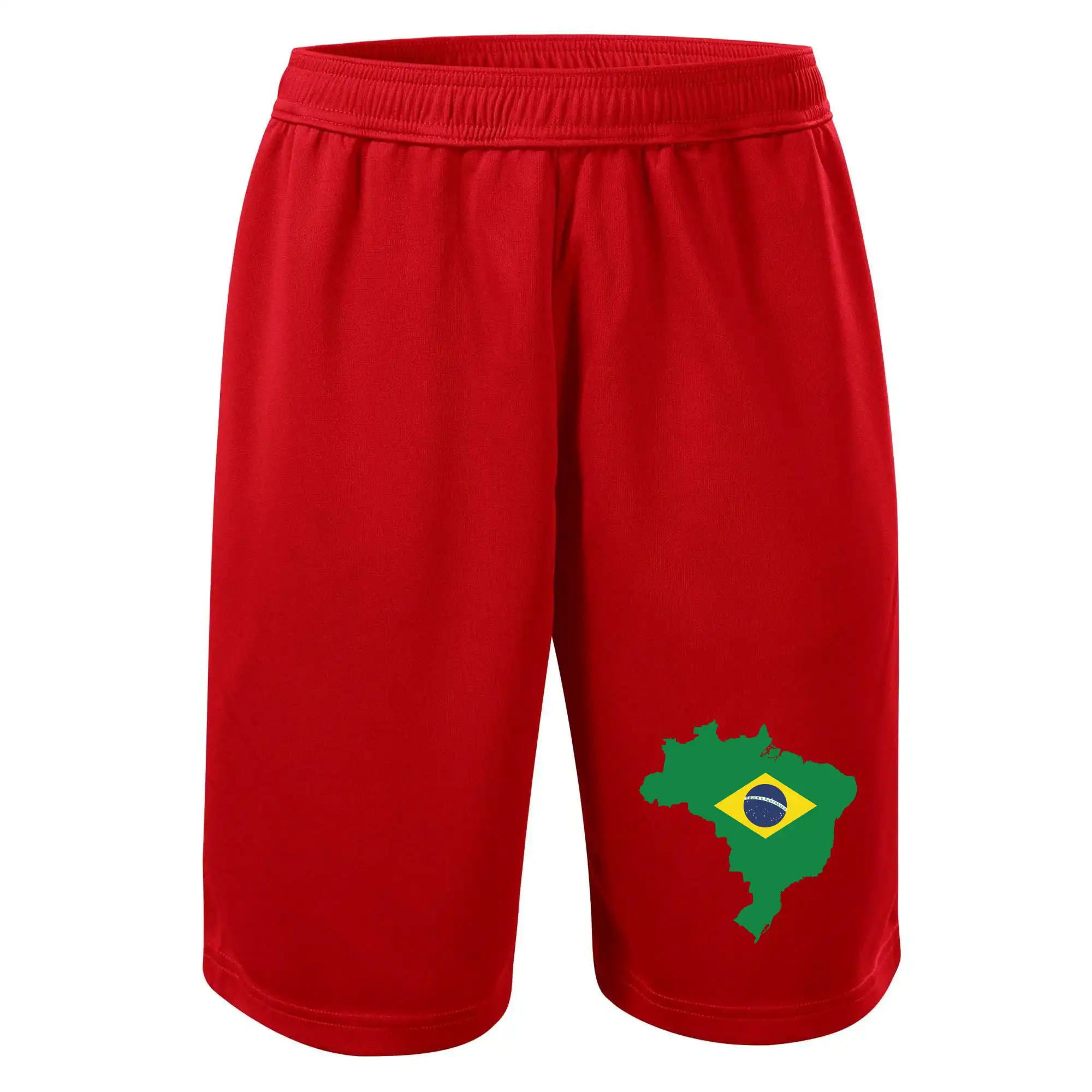 Brazílie vlajka v mapě