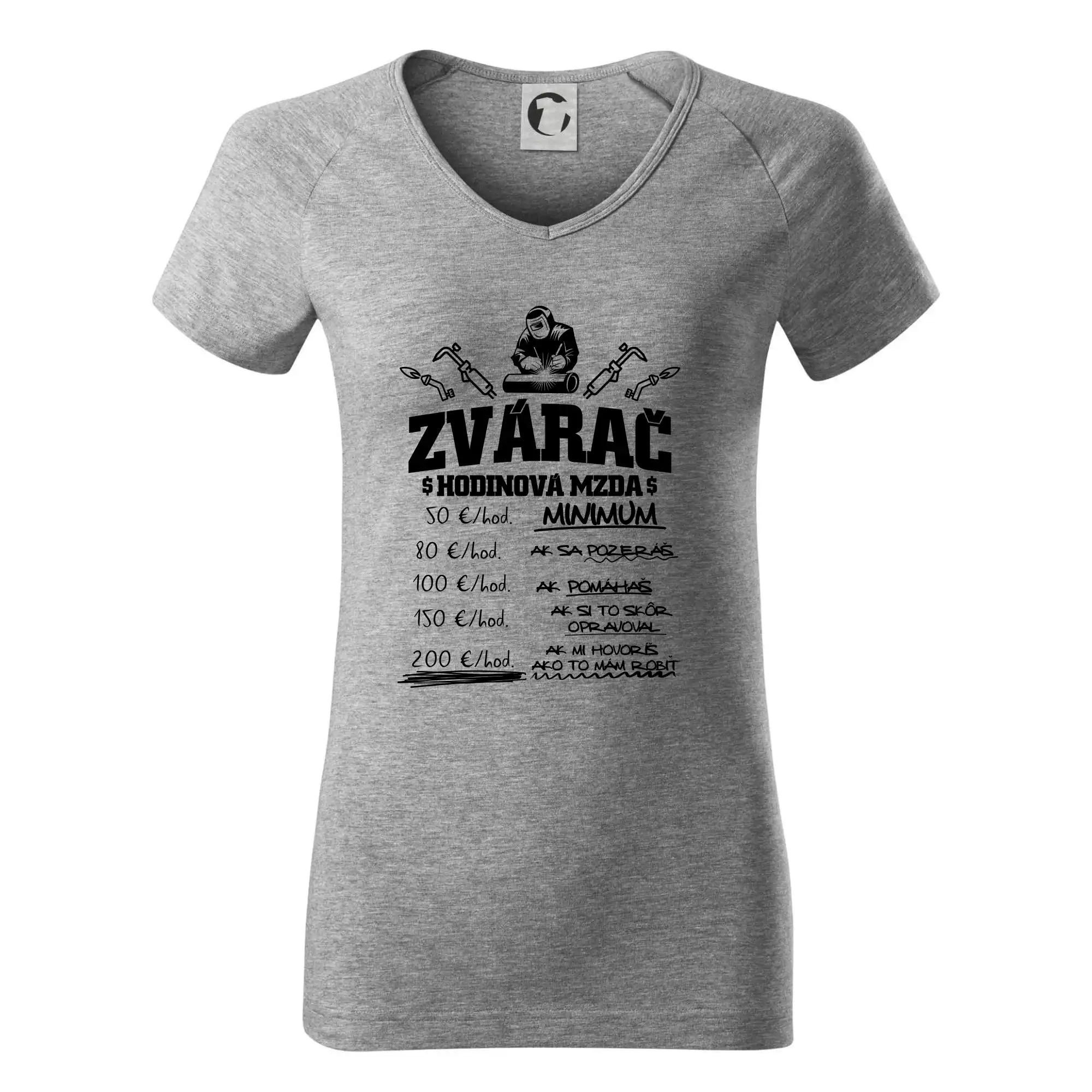 Hodinová mzda zvárač