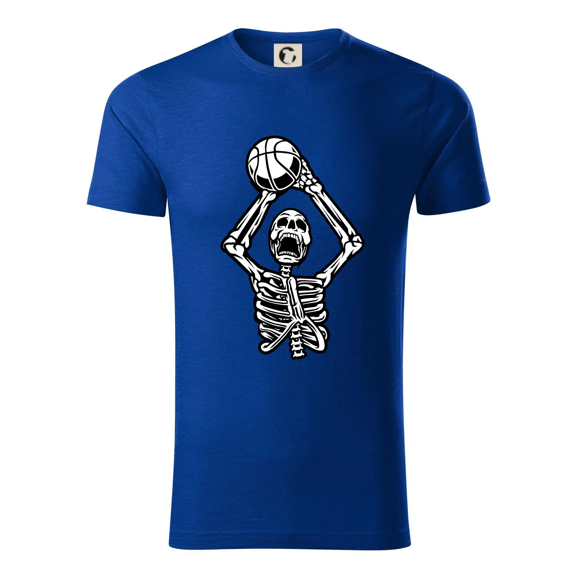 Basketbalová tričká - Basketbal kostra - Tričko z organickej bavlny