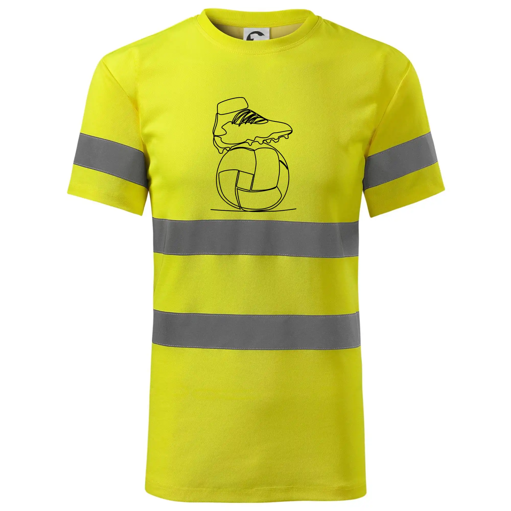 Fotbalový míč kopačka jedním tahem