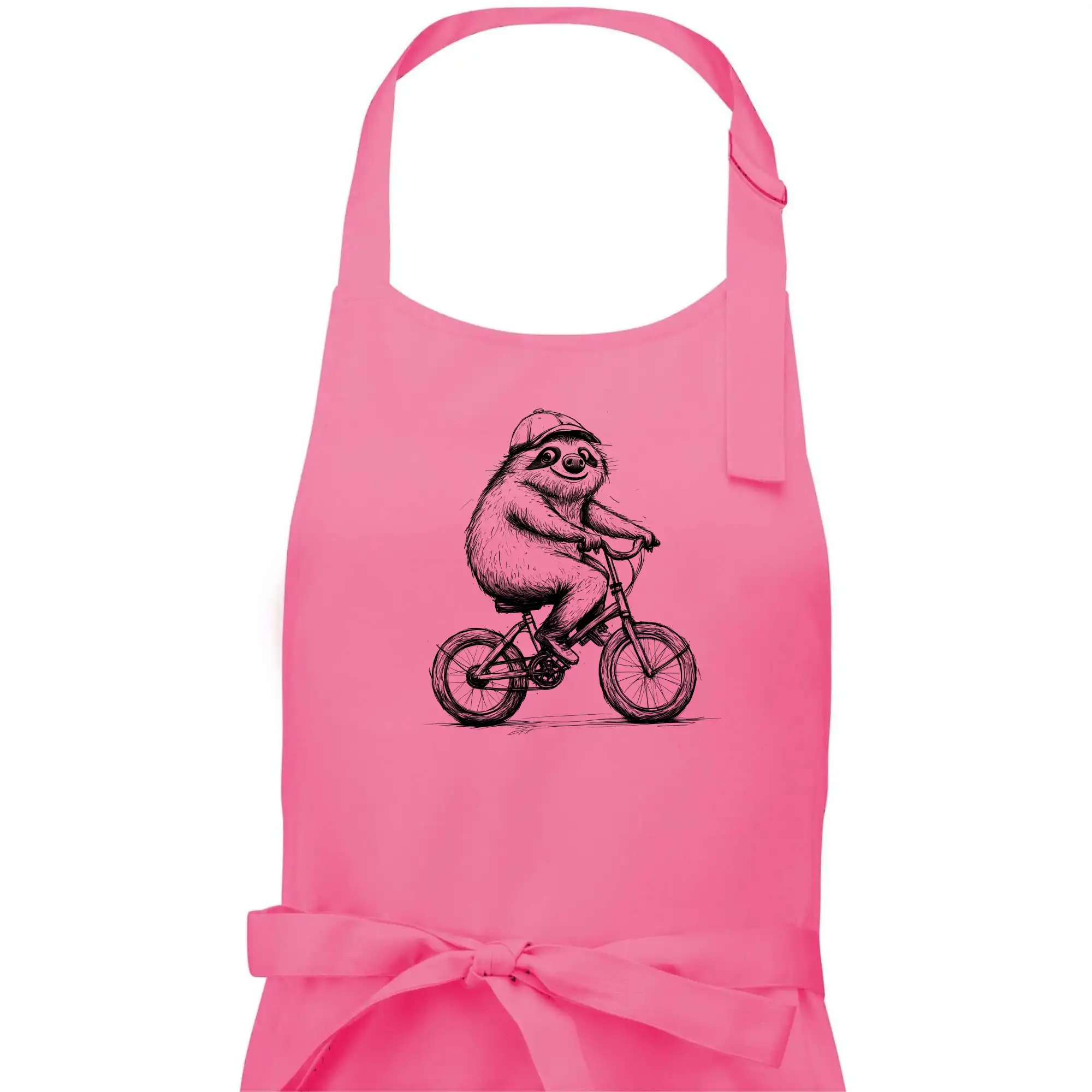 Tričko ako darček pre cyklistu - Leňochod na bicykli - Dámska zástera na varenie