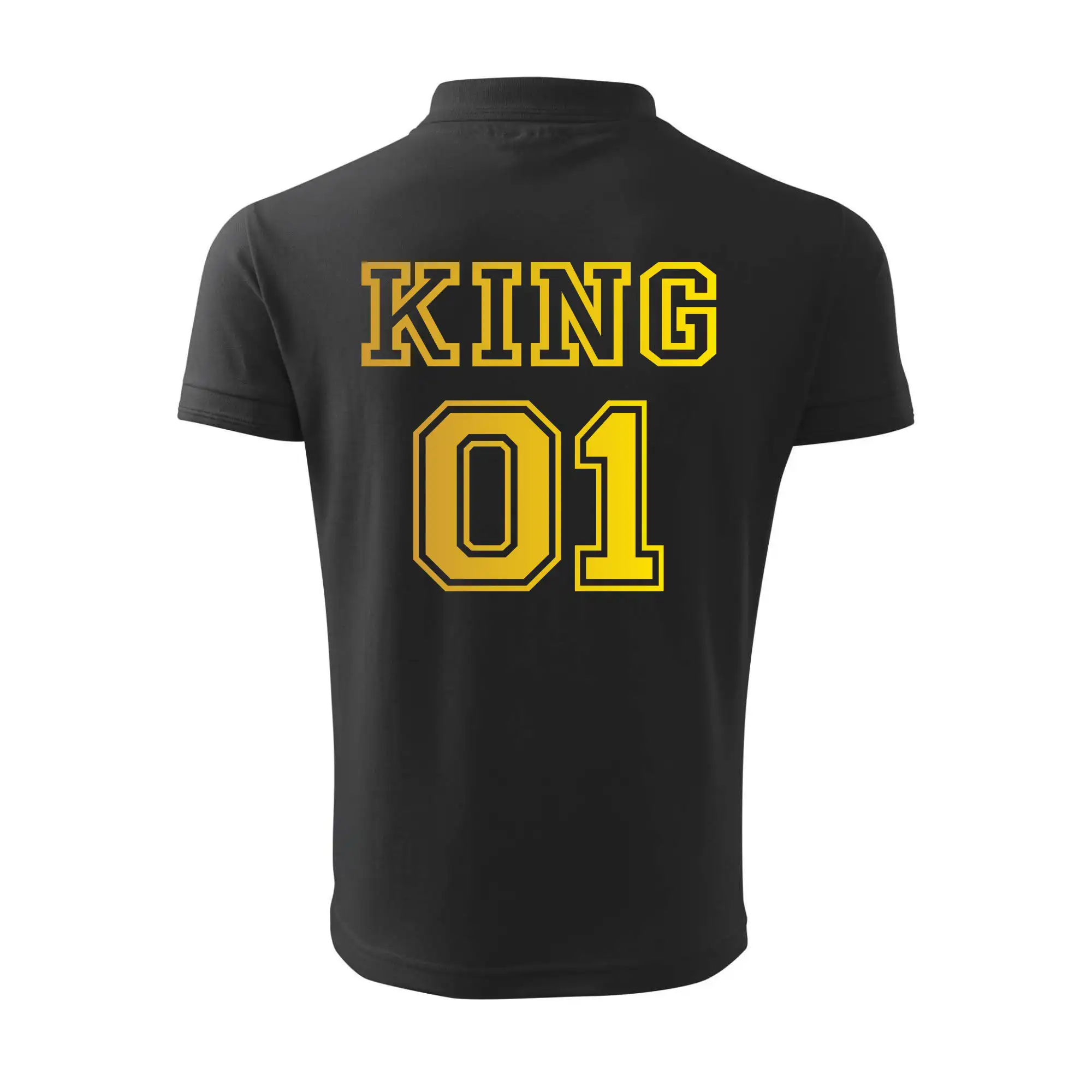 King - Queen - 01 dres - zlatá potlač