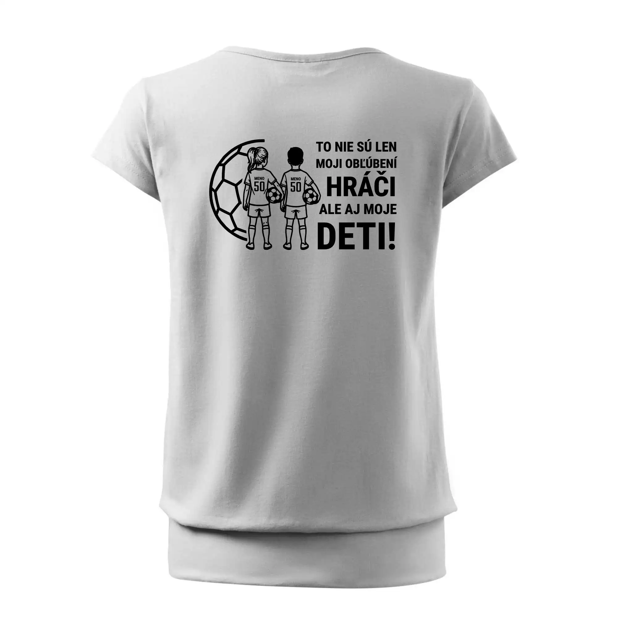 Futbalová mama - syn a dcéra (vaše meno a číslo)