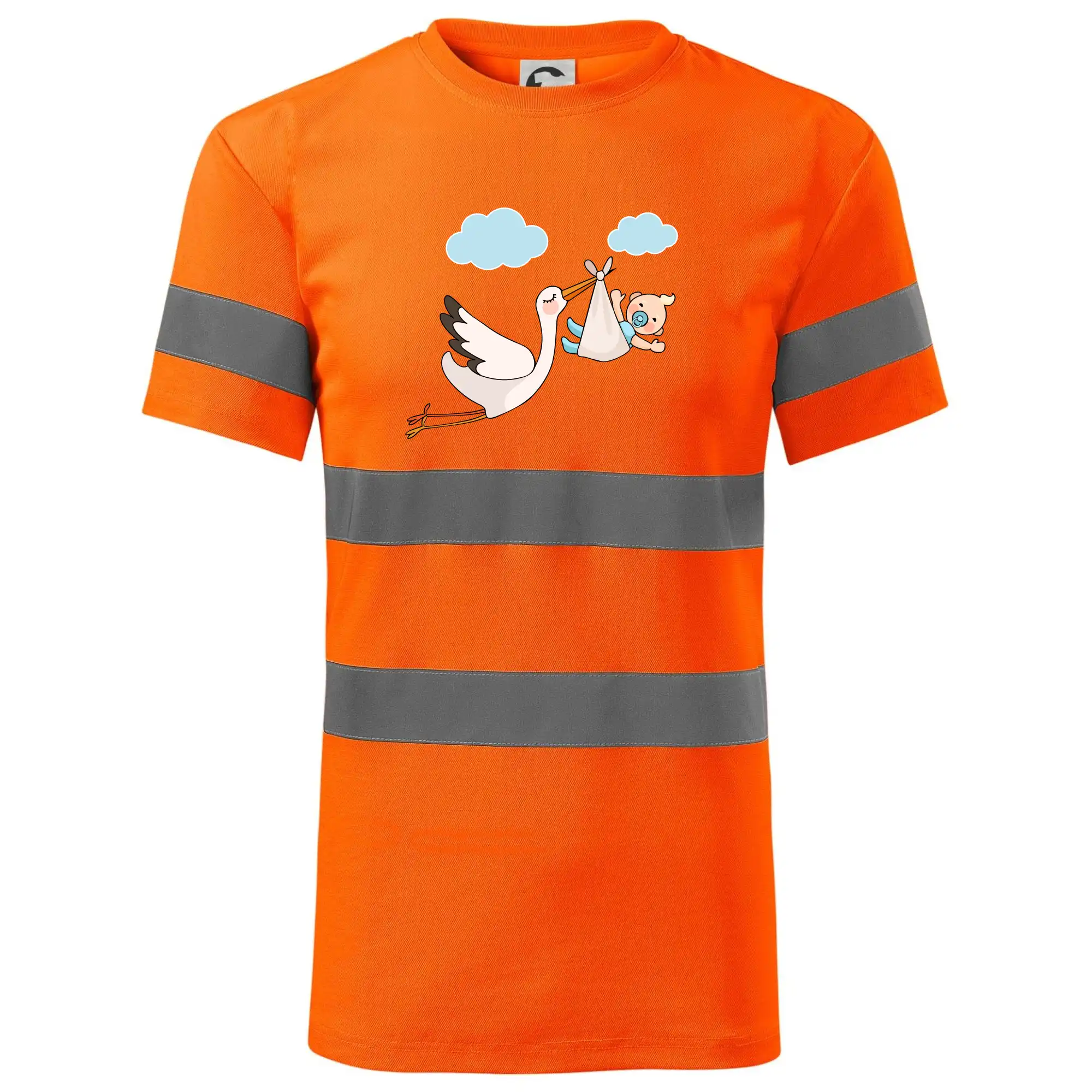 Čáp čekáme miminko - kluk