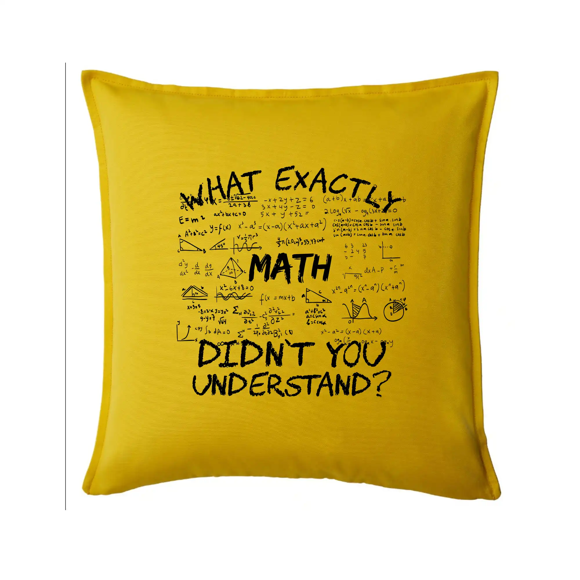 Vtipné tričká pre matematiky - What exactly didnt you understand  - Math - Vankúš 50x50