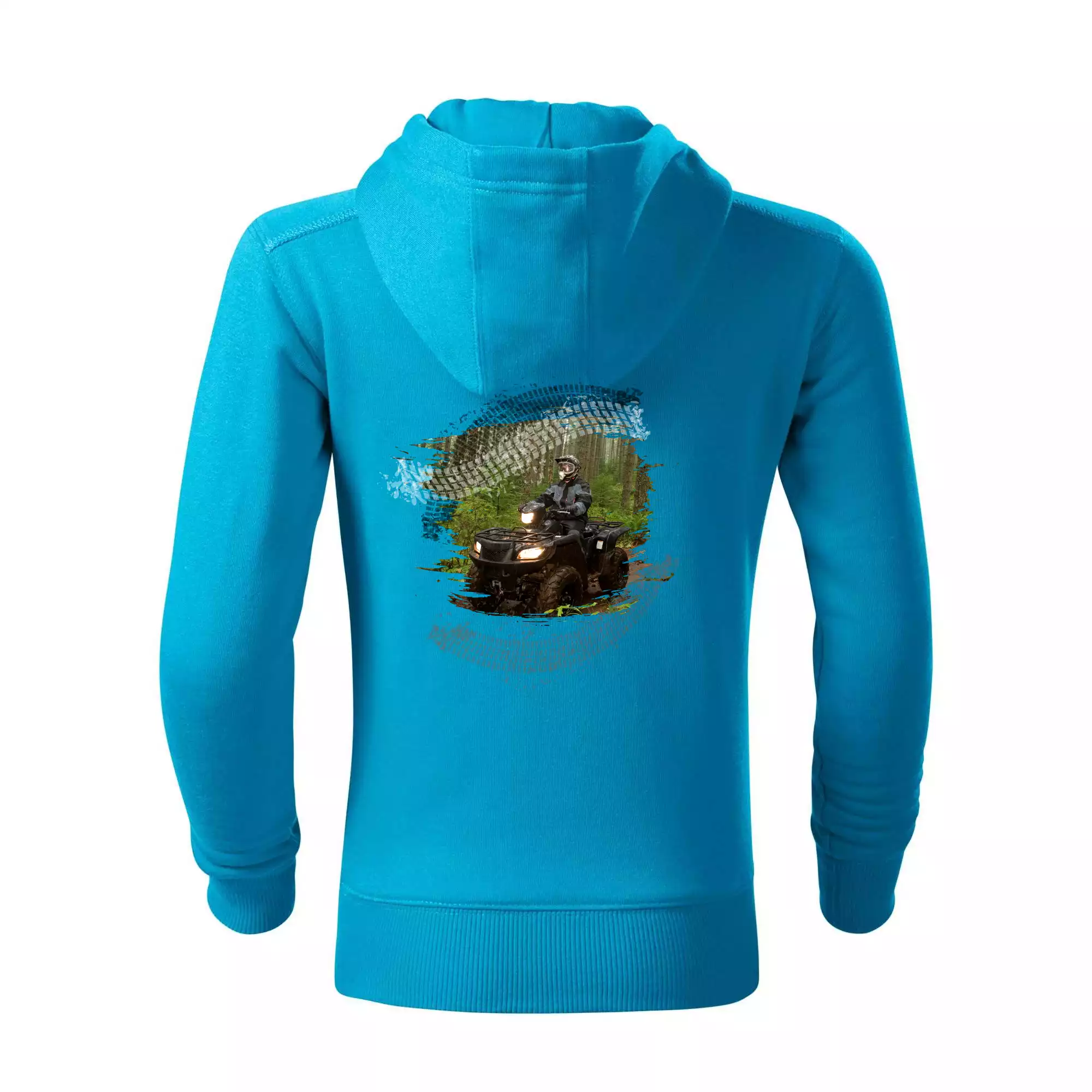ATV čtyřkolka v lese