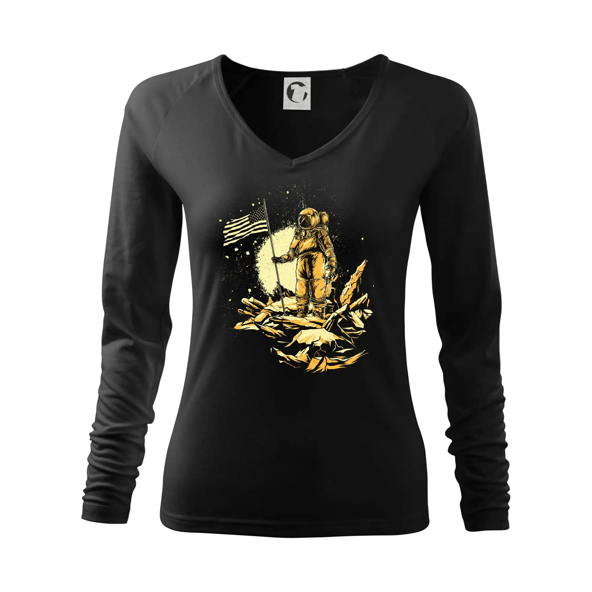 Vesmirne tričká - The American Astronaut - Tričko dámske Elegance