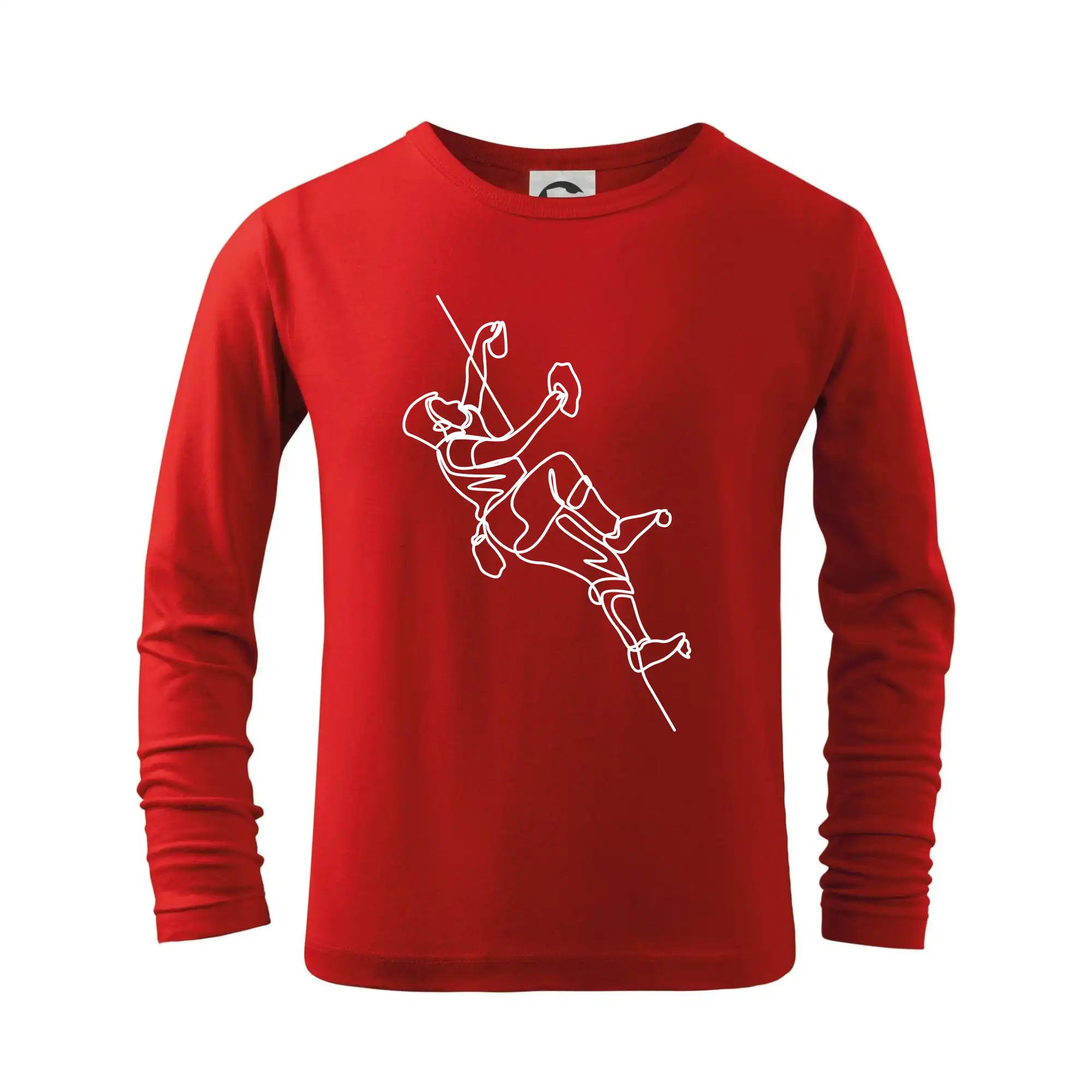 Lezecká stěna jedním tahem