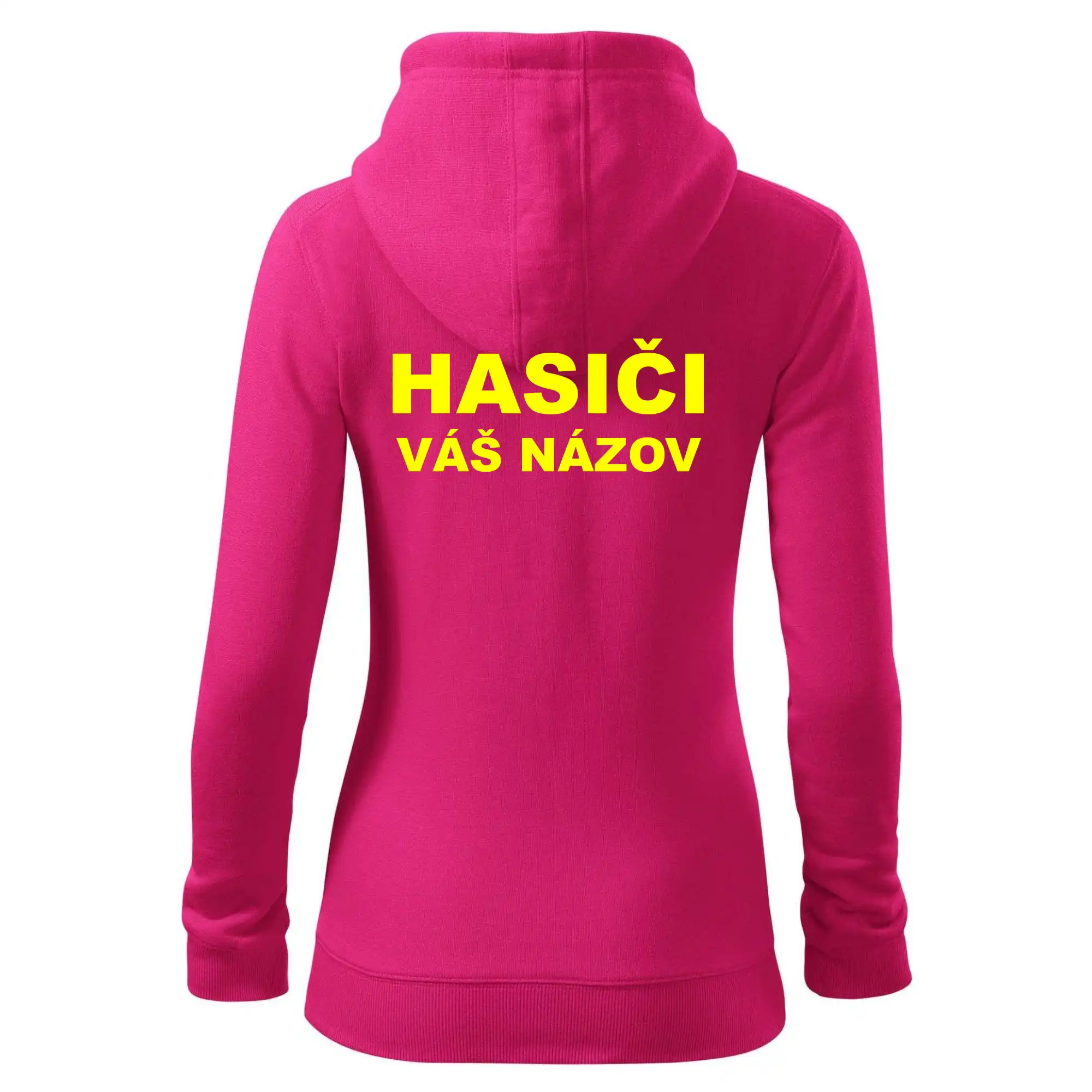 Hasiči - žltý nápis - váš názov zboru