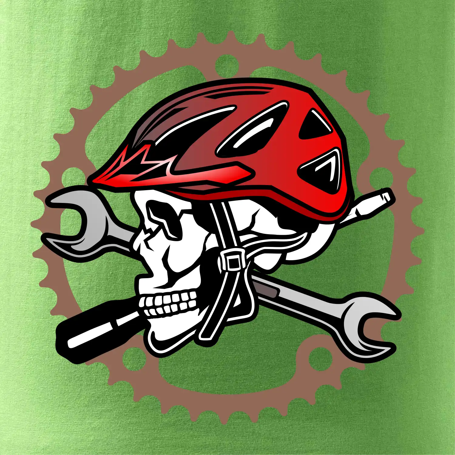 Lebka biker opravář