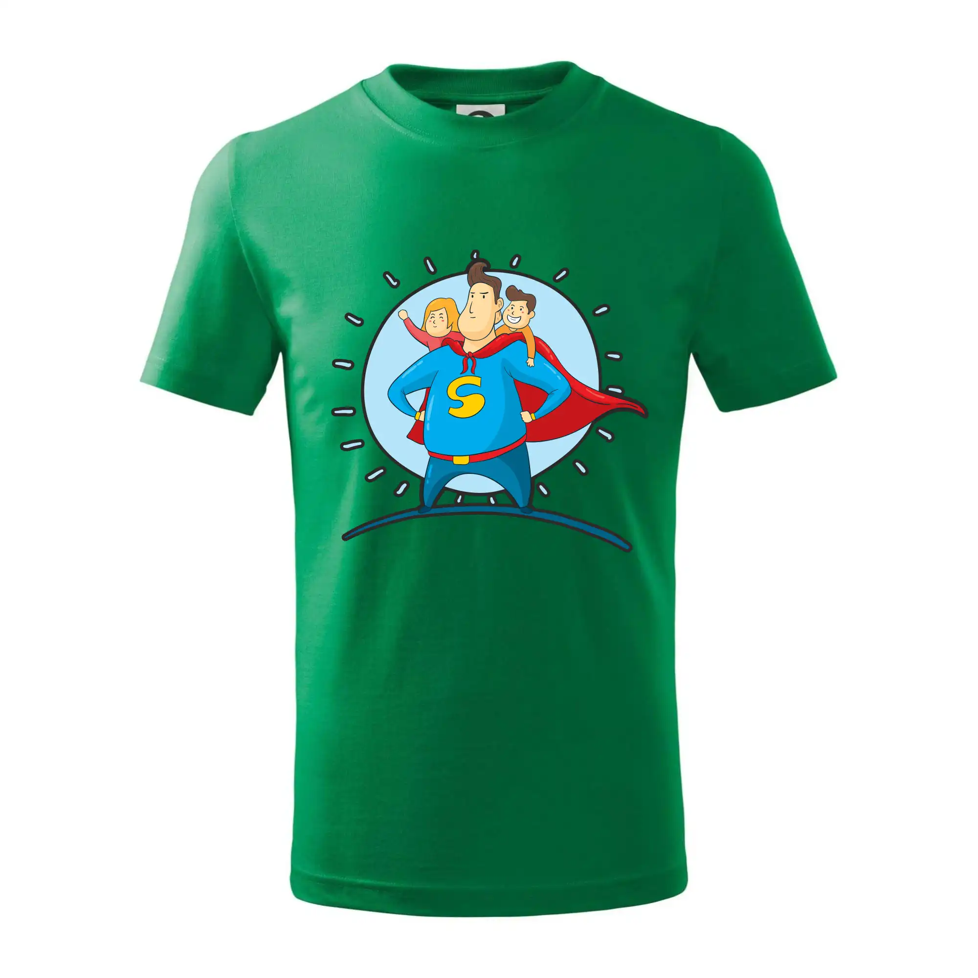 Táta superman - holka a kluk