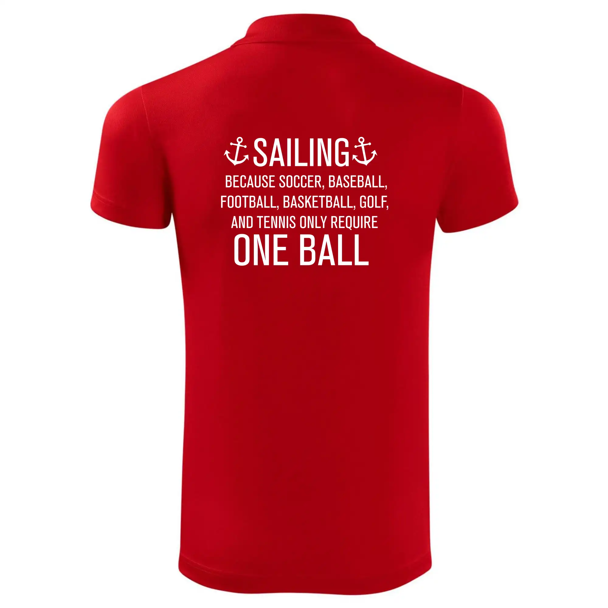 Sailing beacause one ball