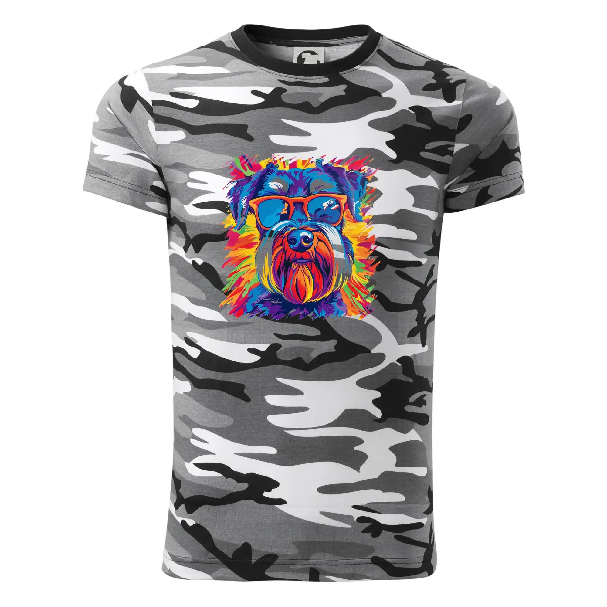 Knírač barevný styl 70s