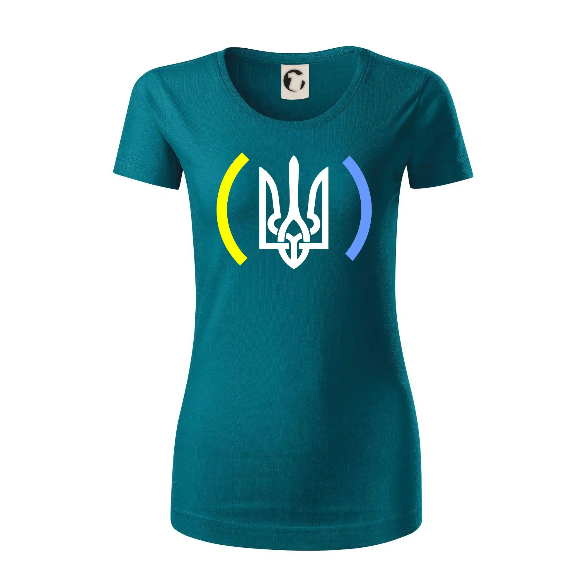 Ukrajina trojzubec s barvami