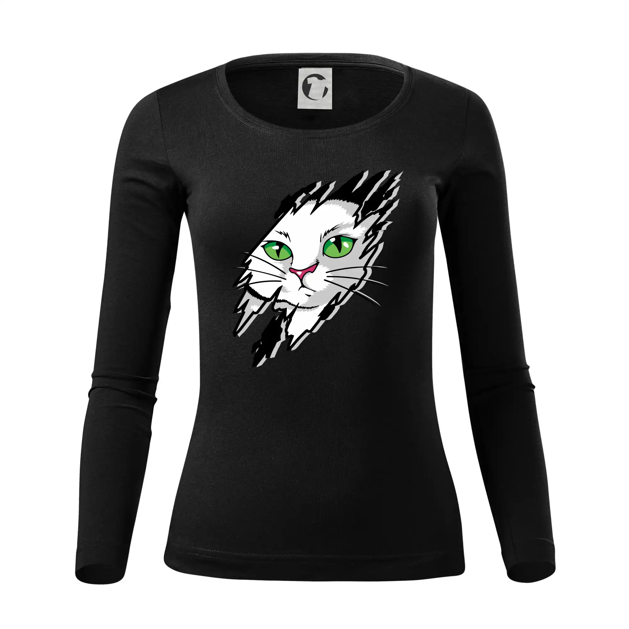 Kočka v roztrženém triku